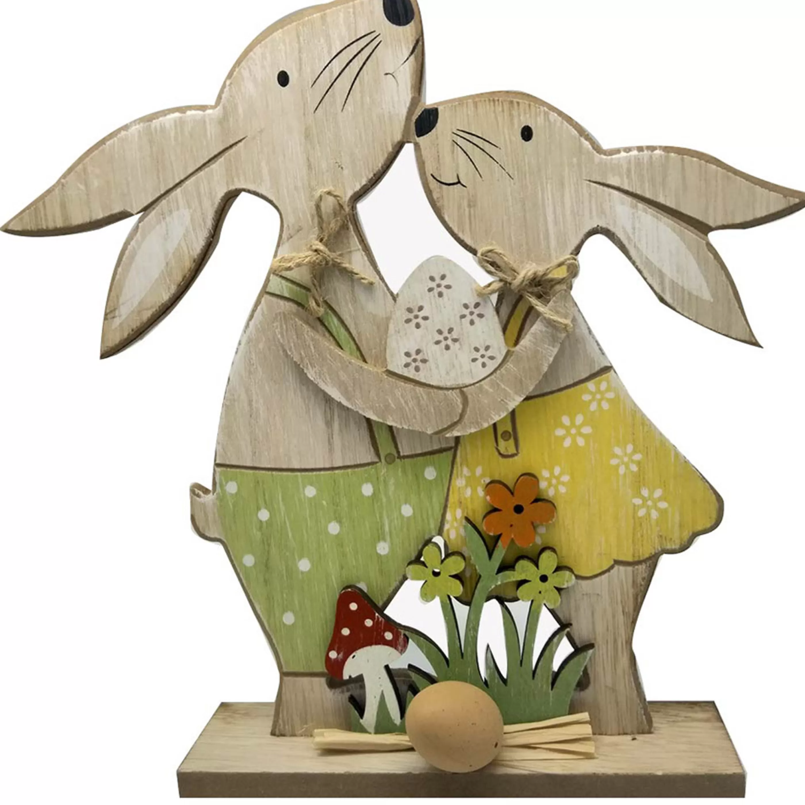 Fashion Easter Town Easter Bunny Wooden Sign (2 Styles)