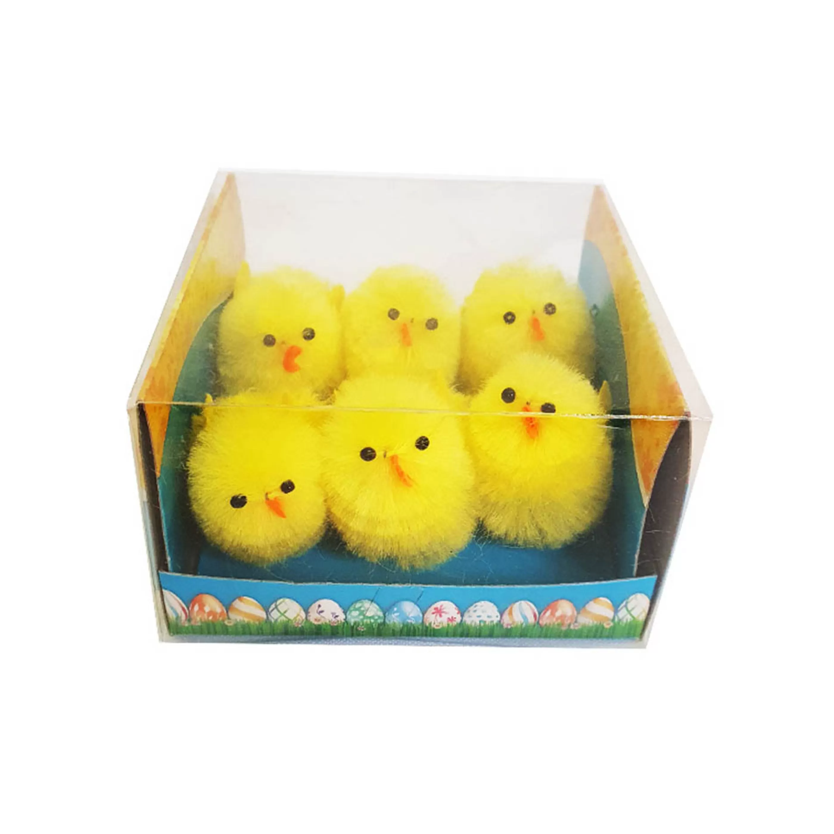 Online Easter Town Easter Chicks In A Box (Pack Of 6) - 5Cm