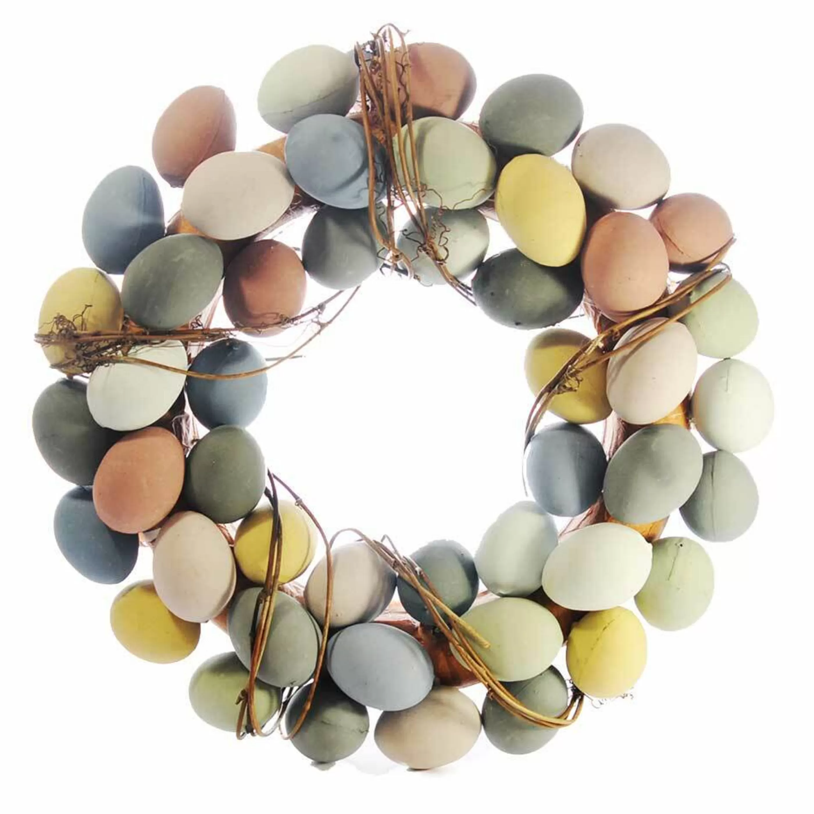 Easter Town Wreaths | Easter Eggs Pastel Wreath - 35Cm