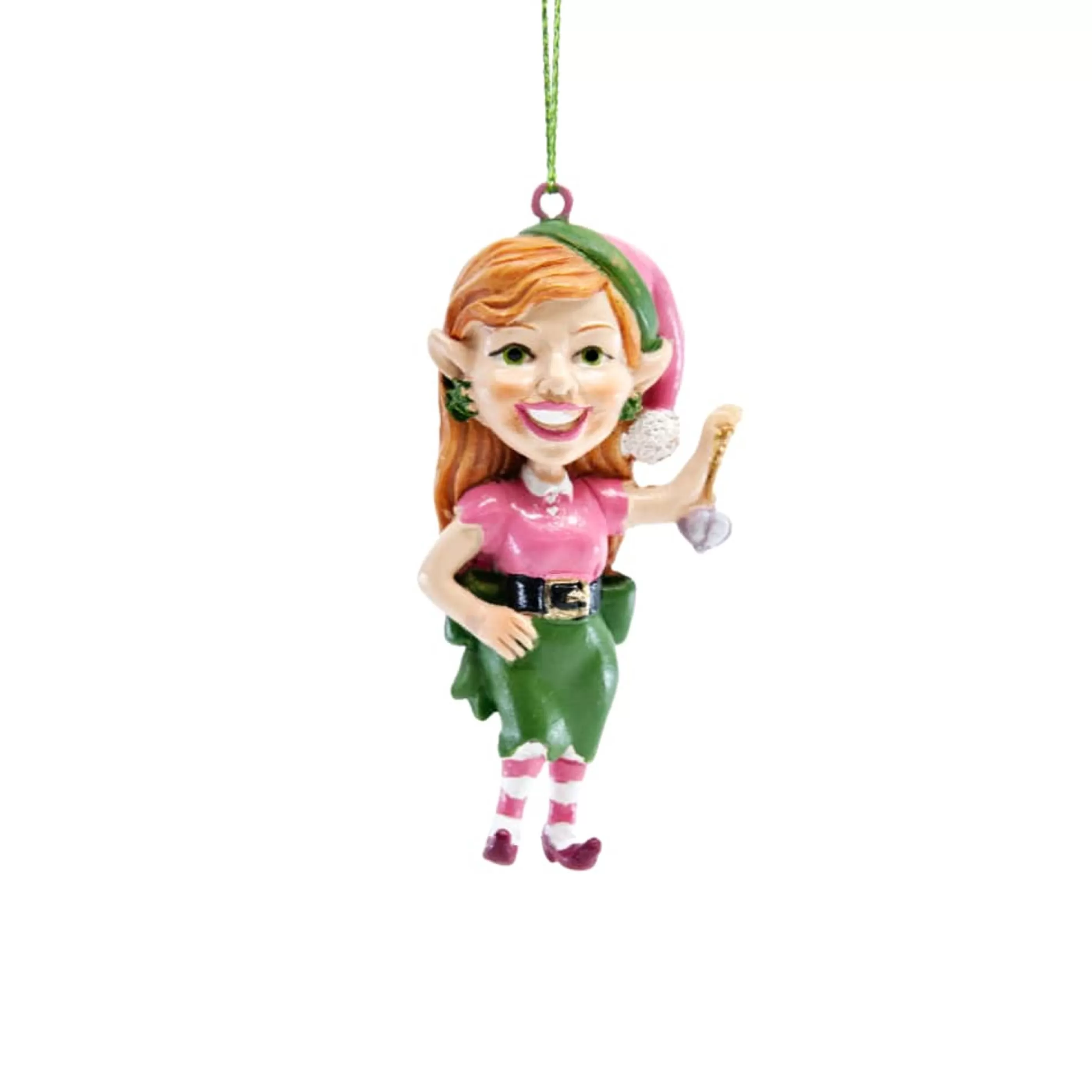 Elf Series Hanging Christmas Ornaments | - Designer Elf Hanging Ornament - 7Cm