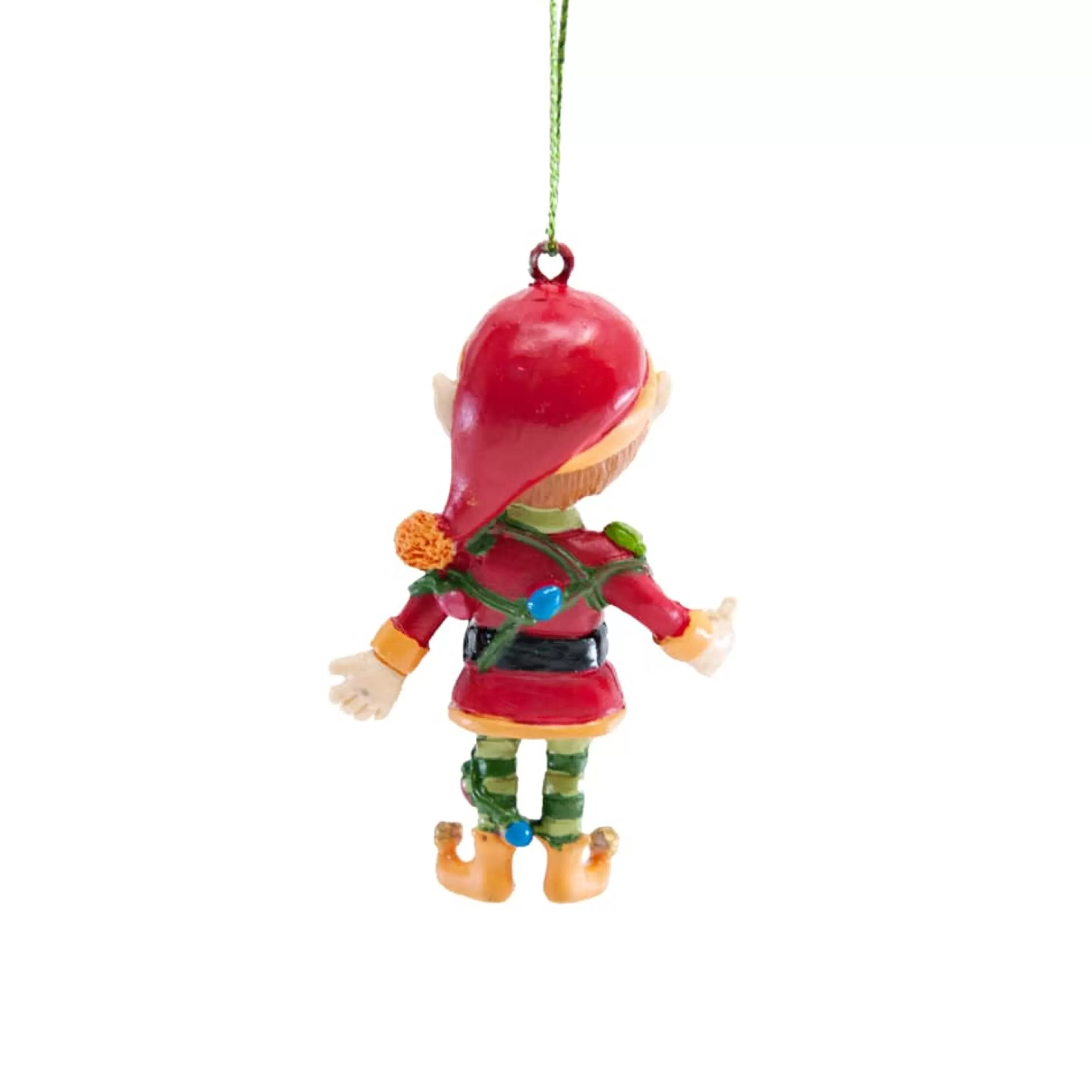 Elf Series Hanging Christmas Ornaments | - Light Up Elf Hanging Ornament - 6.5Cm