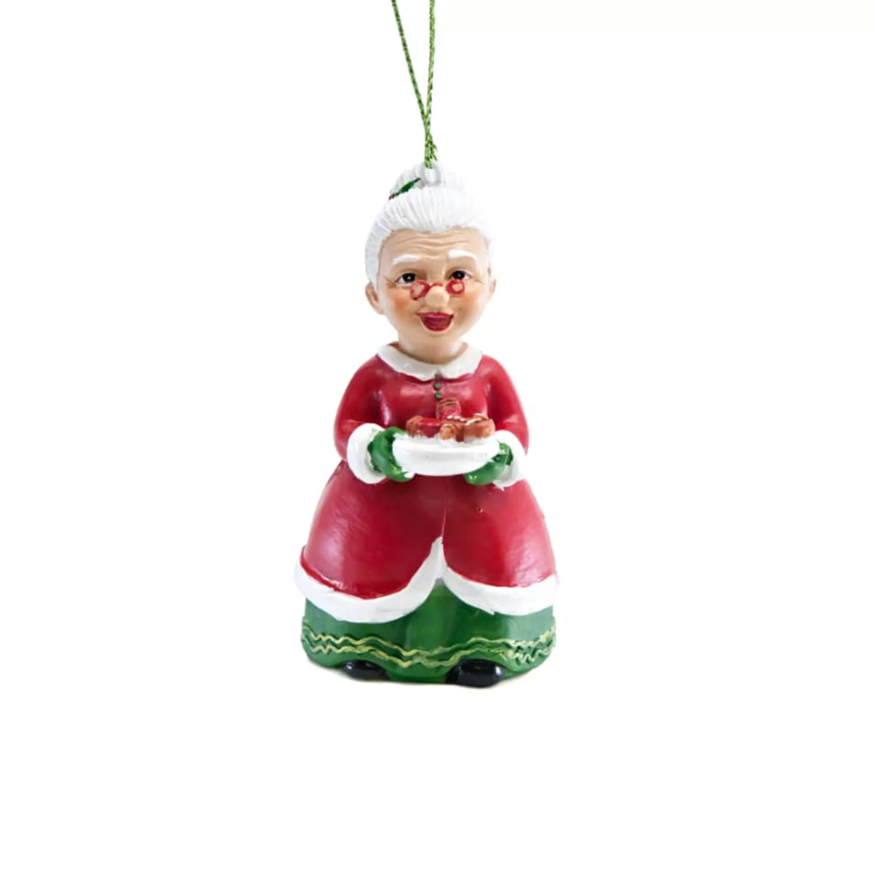 Elf Series Hanging Christmas Ornaments | - Mrs Claus Hanging Ornament - 9Cm