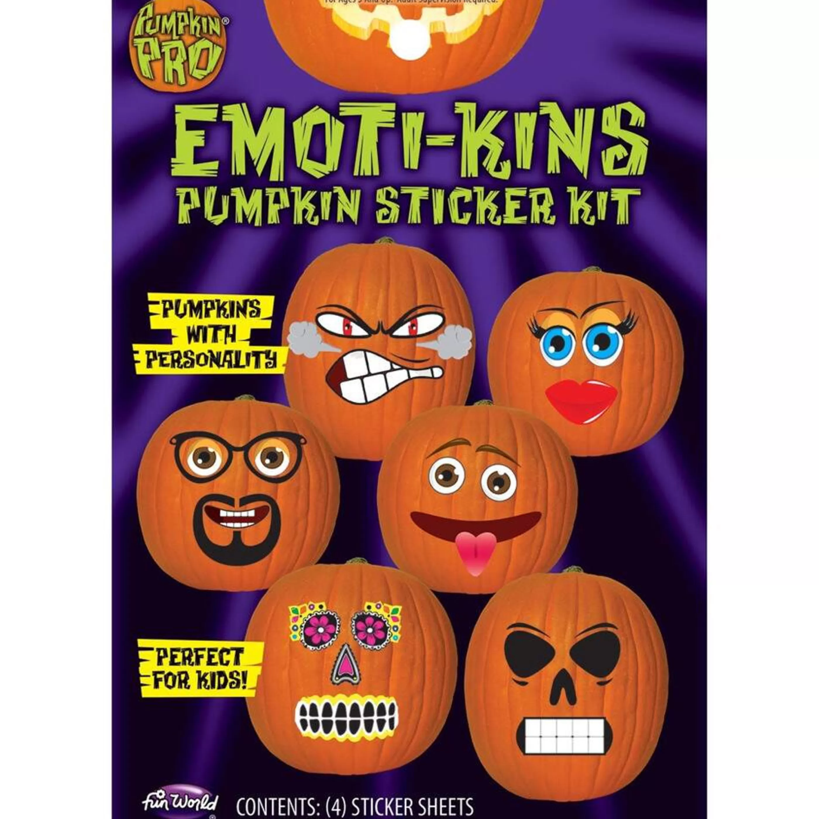 Store Witches of Halloween Emoti-Kins Pumpkin Kit - 28Cm