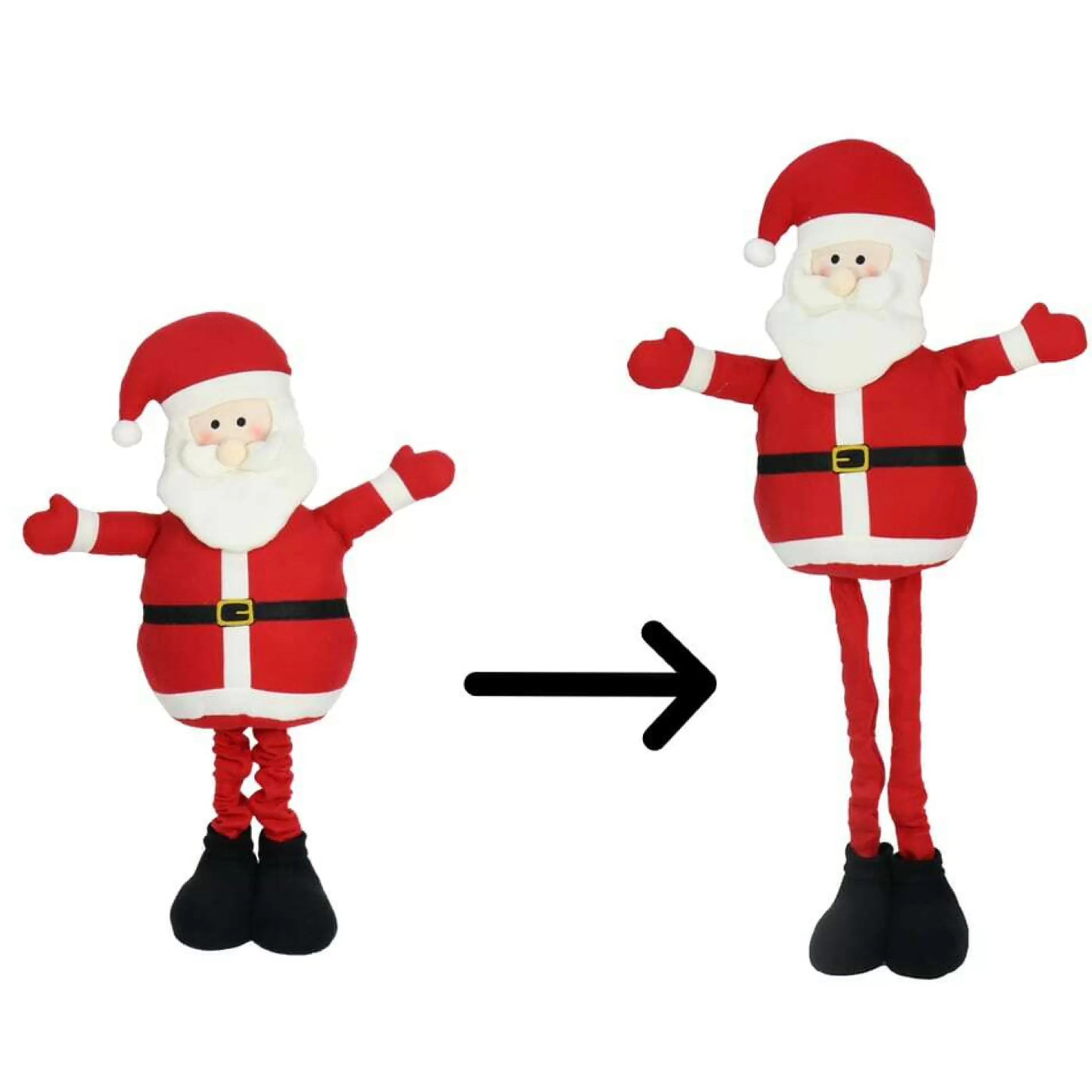 Store * Extendable Leg Santa - 115Cm