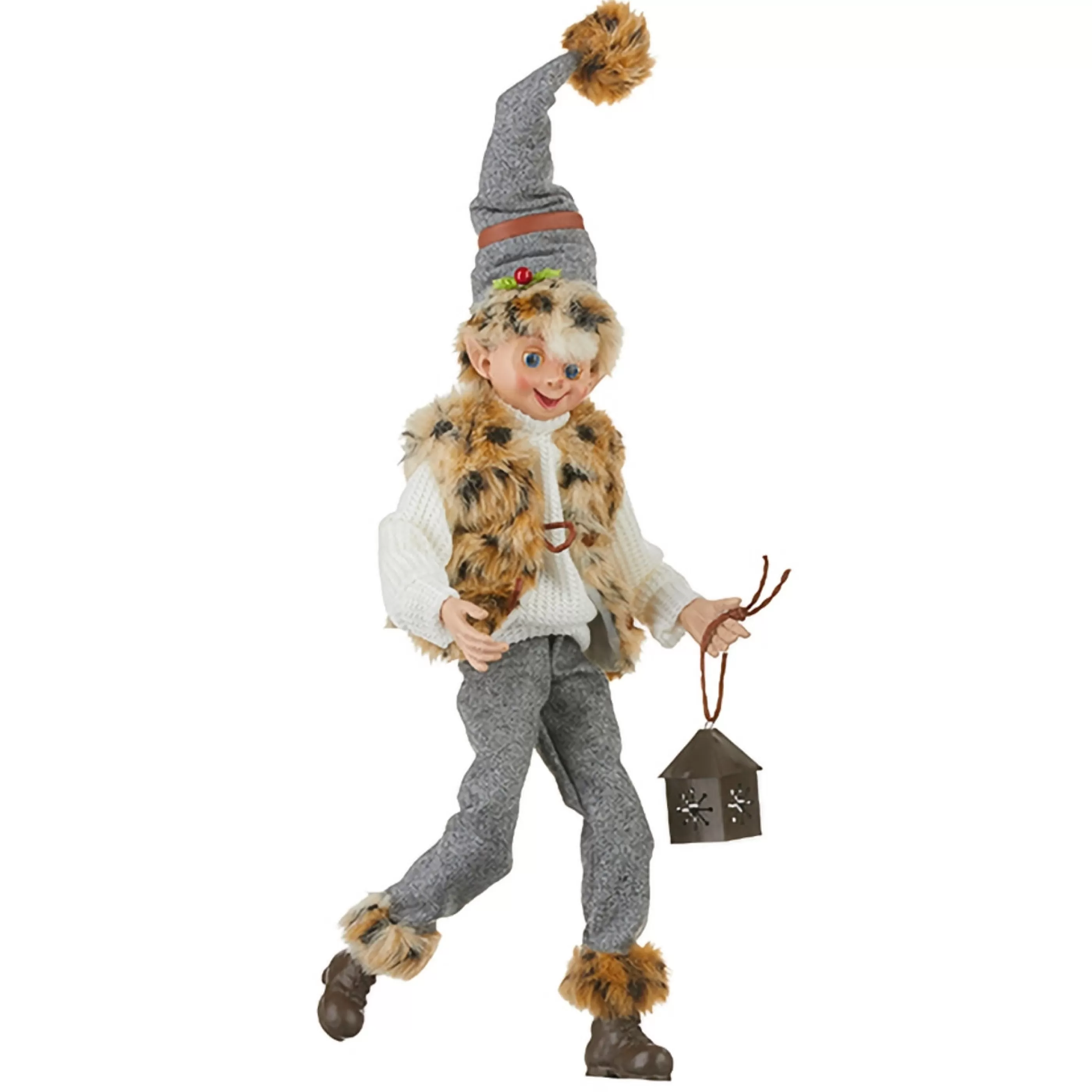 Fashion RAZ Imports Fawn Posable Elf (2 Styles) - 40.5Cm