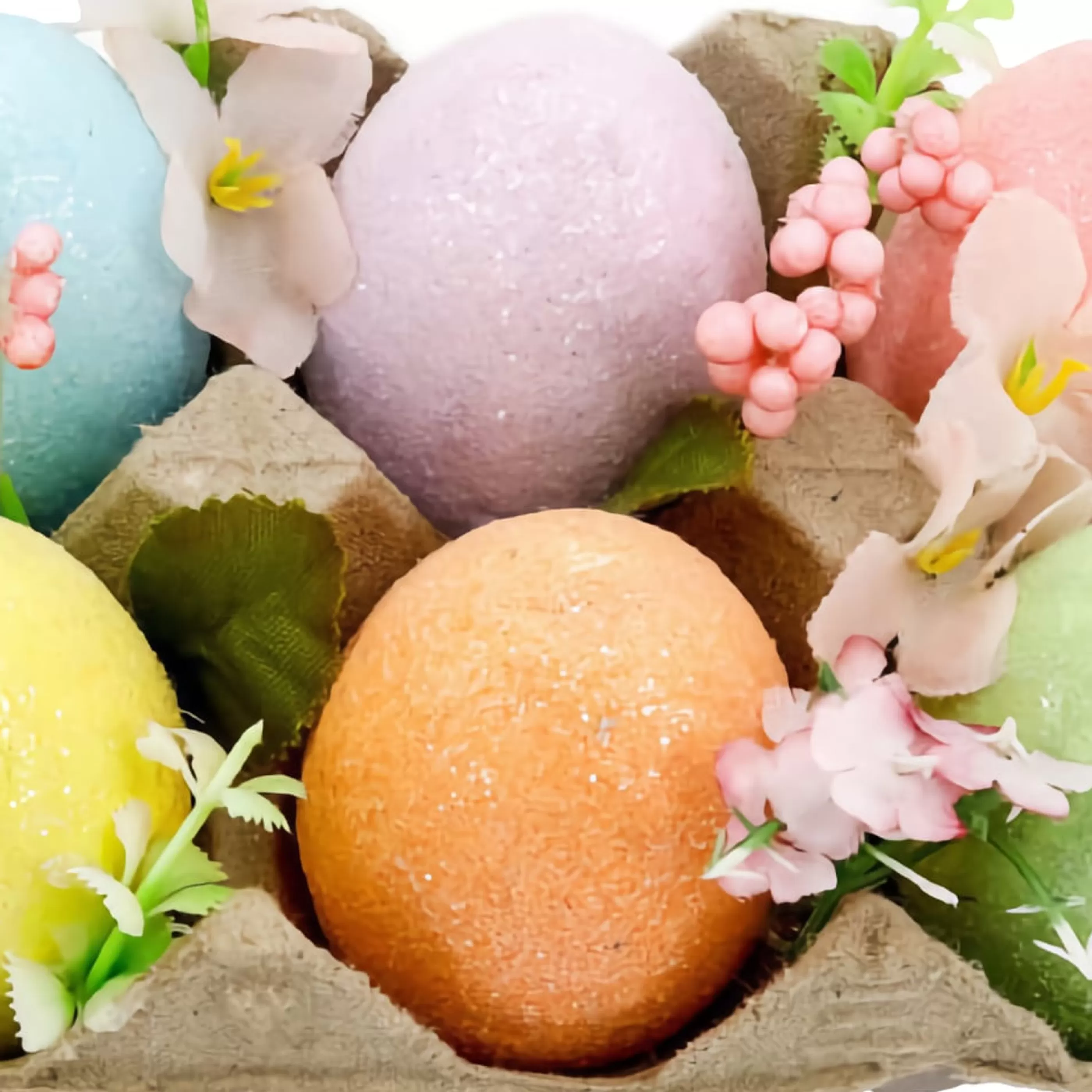 Best Easter Town Festive Pastel Easter Eggs In Tray (Pack Of 6)