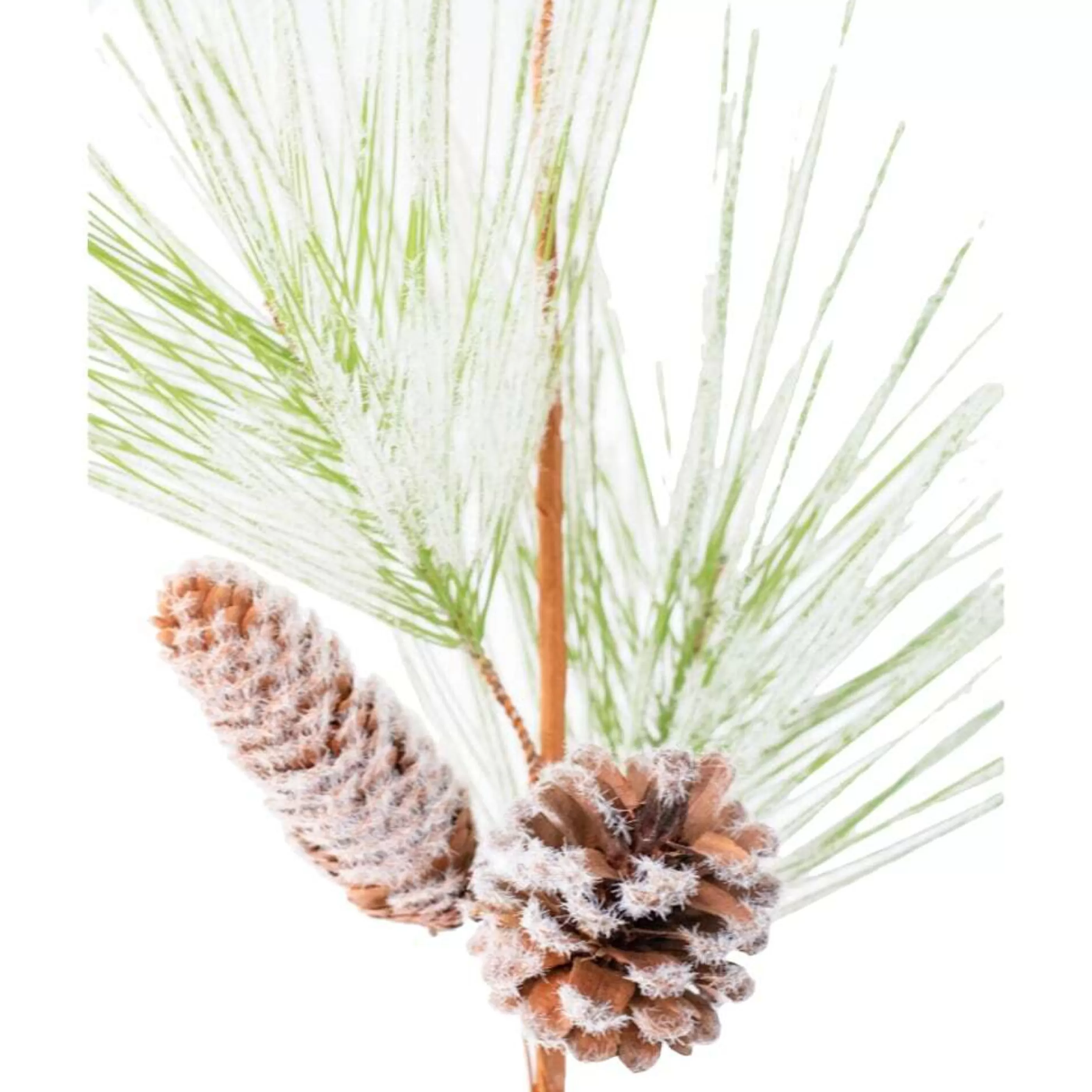 * Floristry | Flocked Green Needle Pine - 71Cm