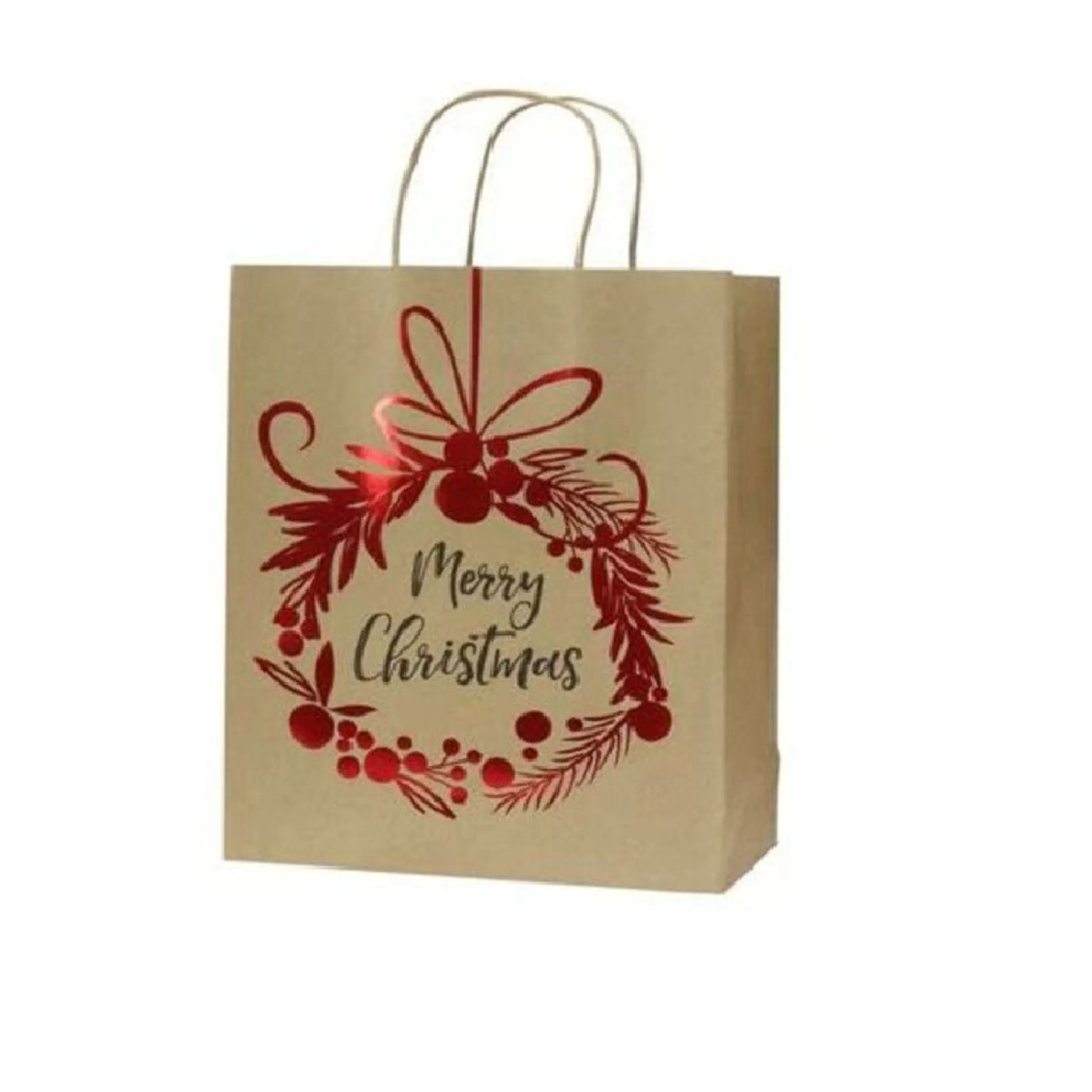 Flash Sale * Foil Kraft Giftbag (2 Styles) - 32Cm