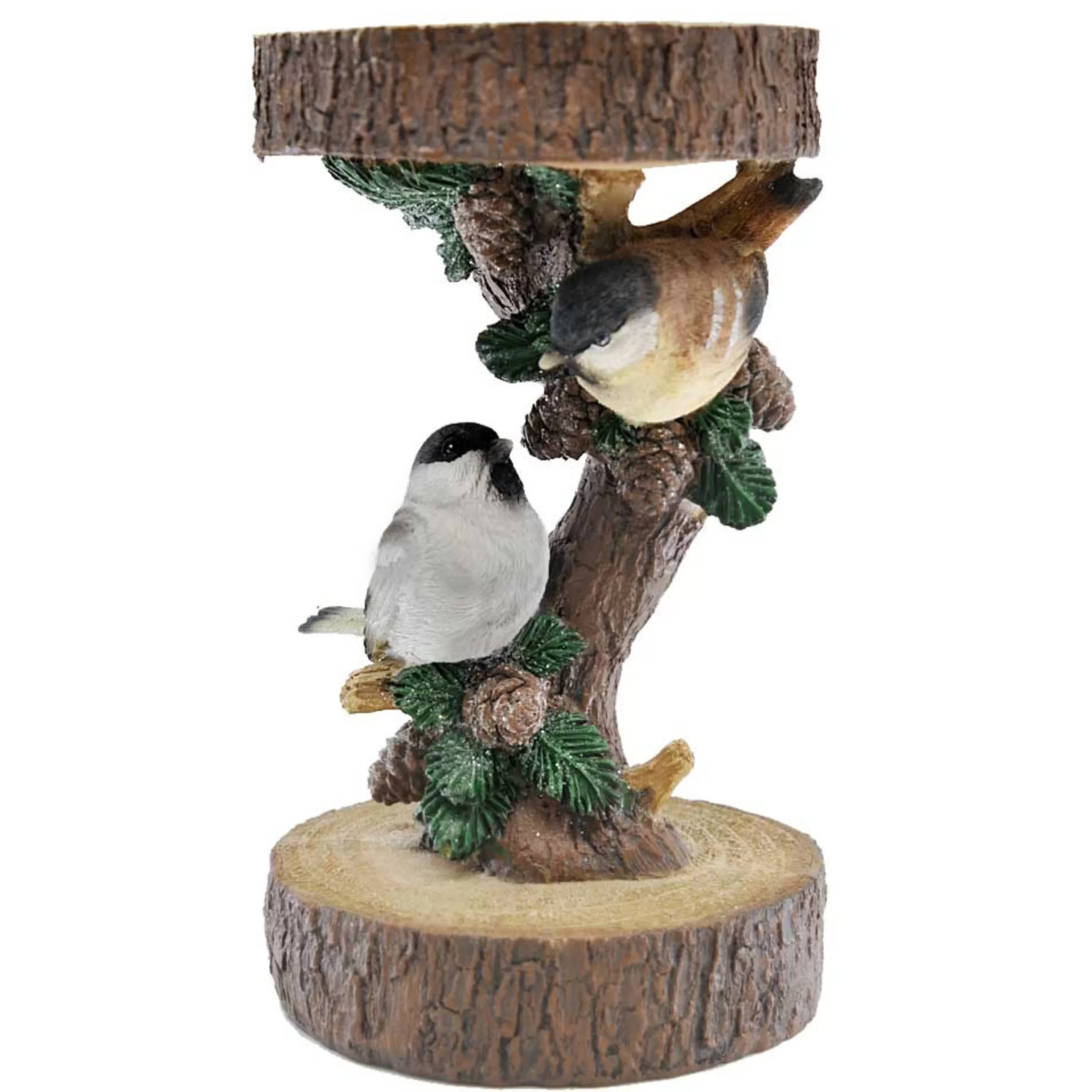 Discount * Forrest Bird Pillar Candle Holder - 21Cm