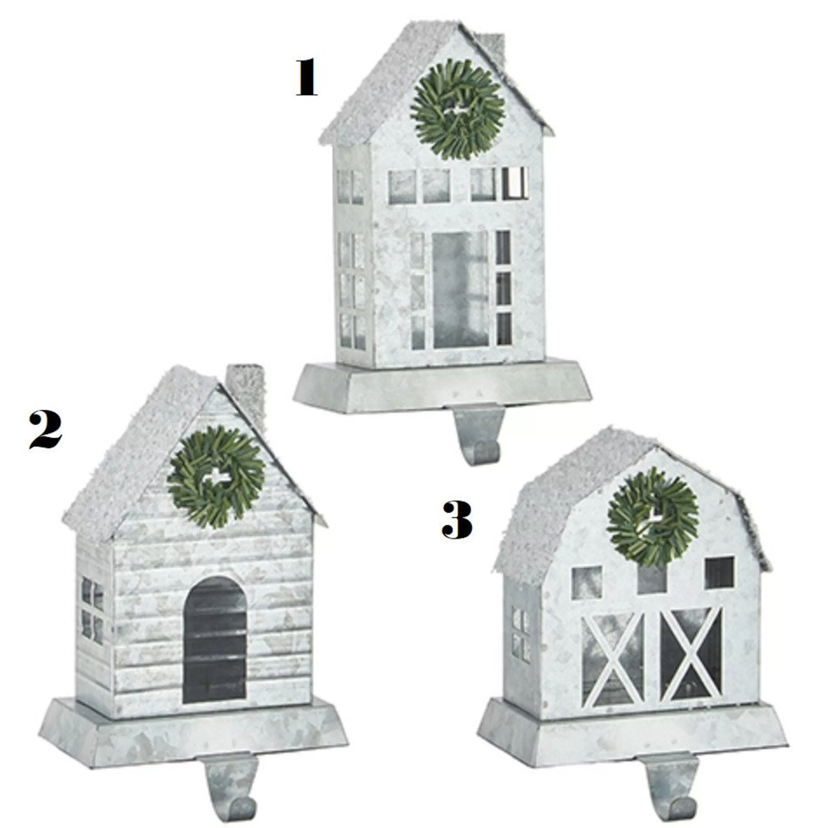 Online RAZ Imports Galvanized Barn Stocking Holders (3 Styles) - 21.5Cm