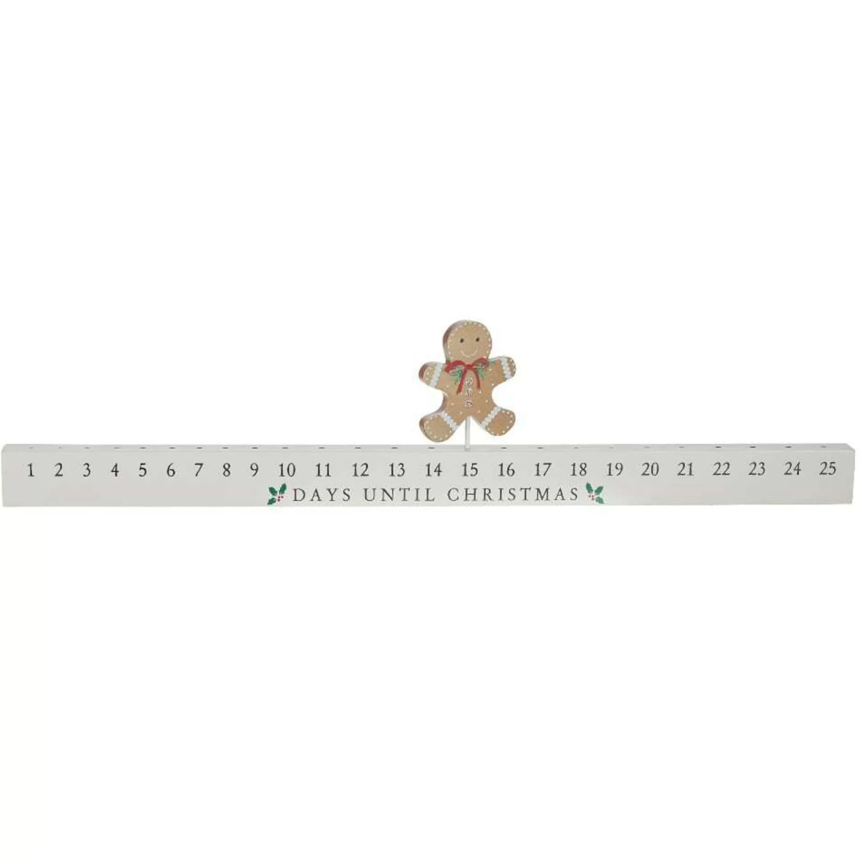 RAZ Imports Table Top Decorations | Gingerbread Countdown Calendar - 60Cm