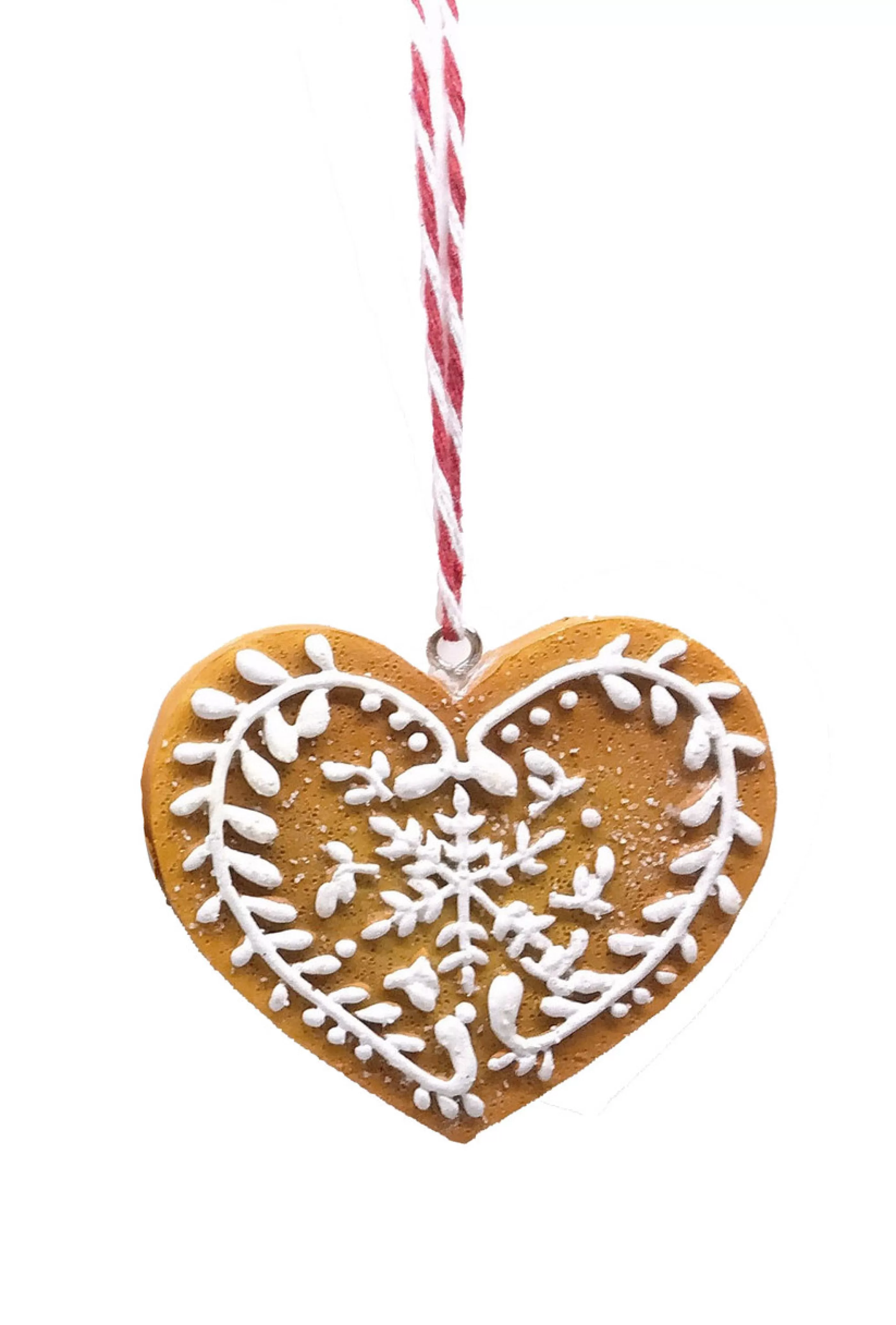 * Hanging Christmas Ornaments | Gingerbread Heart Cookie Ornament- 9Cm