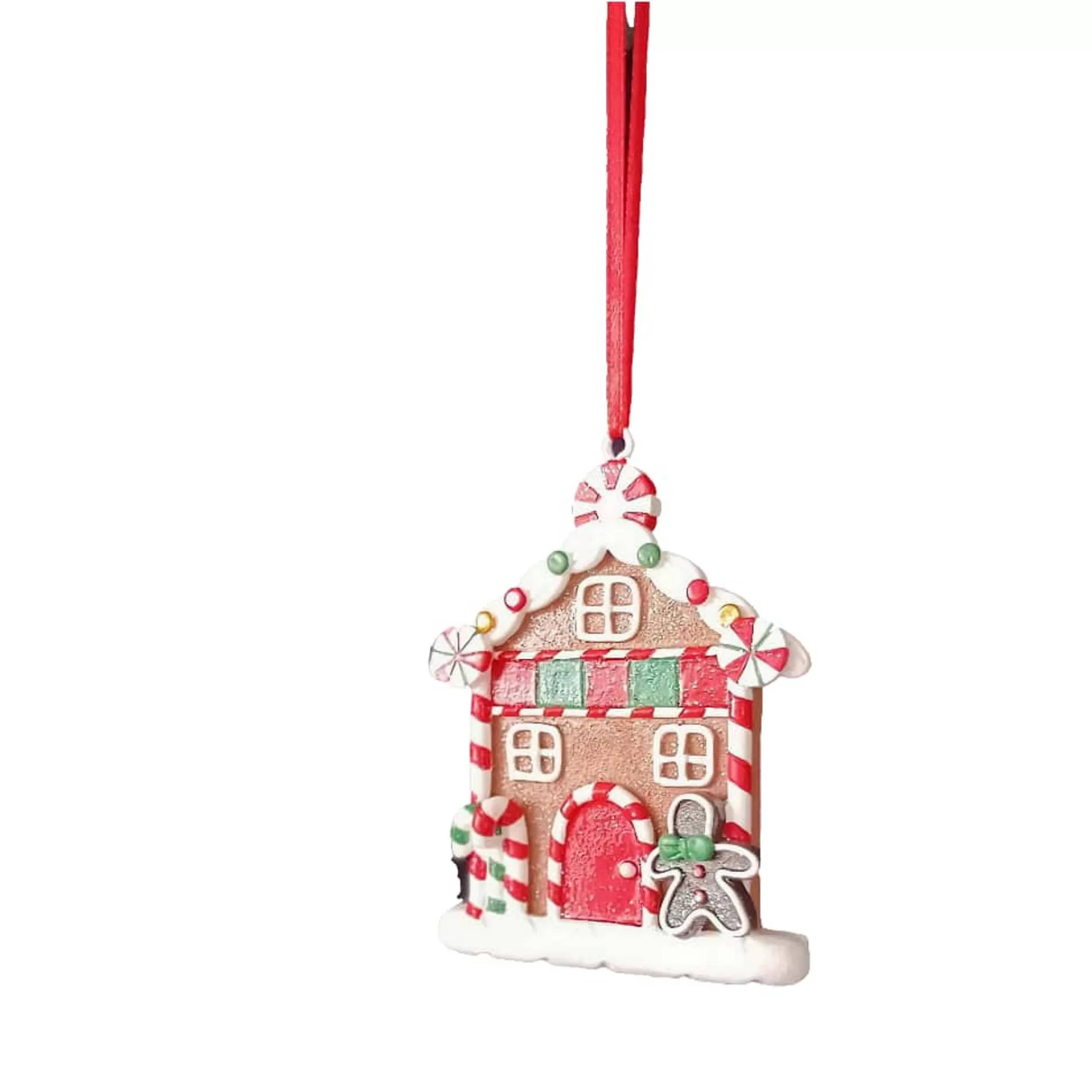 * Hanging Christmas Ornaments | Gingerbread House Ornament - 7Cm