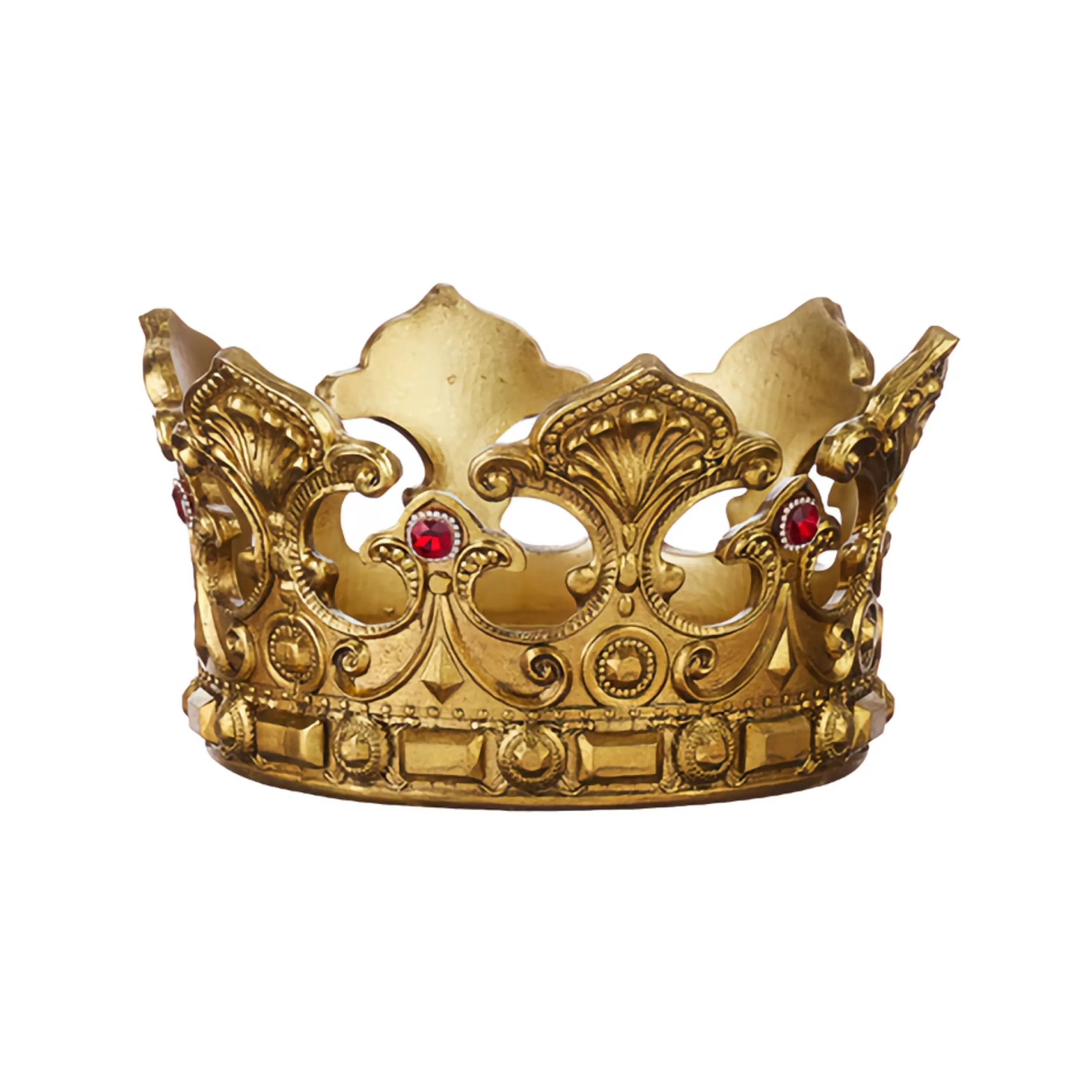 RAZ Imports Table Top Decorations | Gold Gilded Crown With Jewels - 22Cm