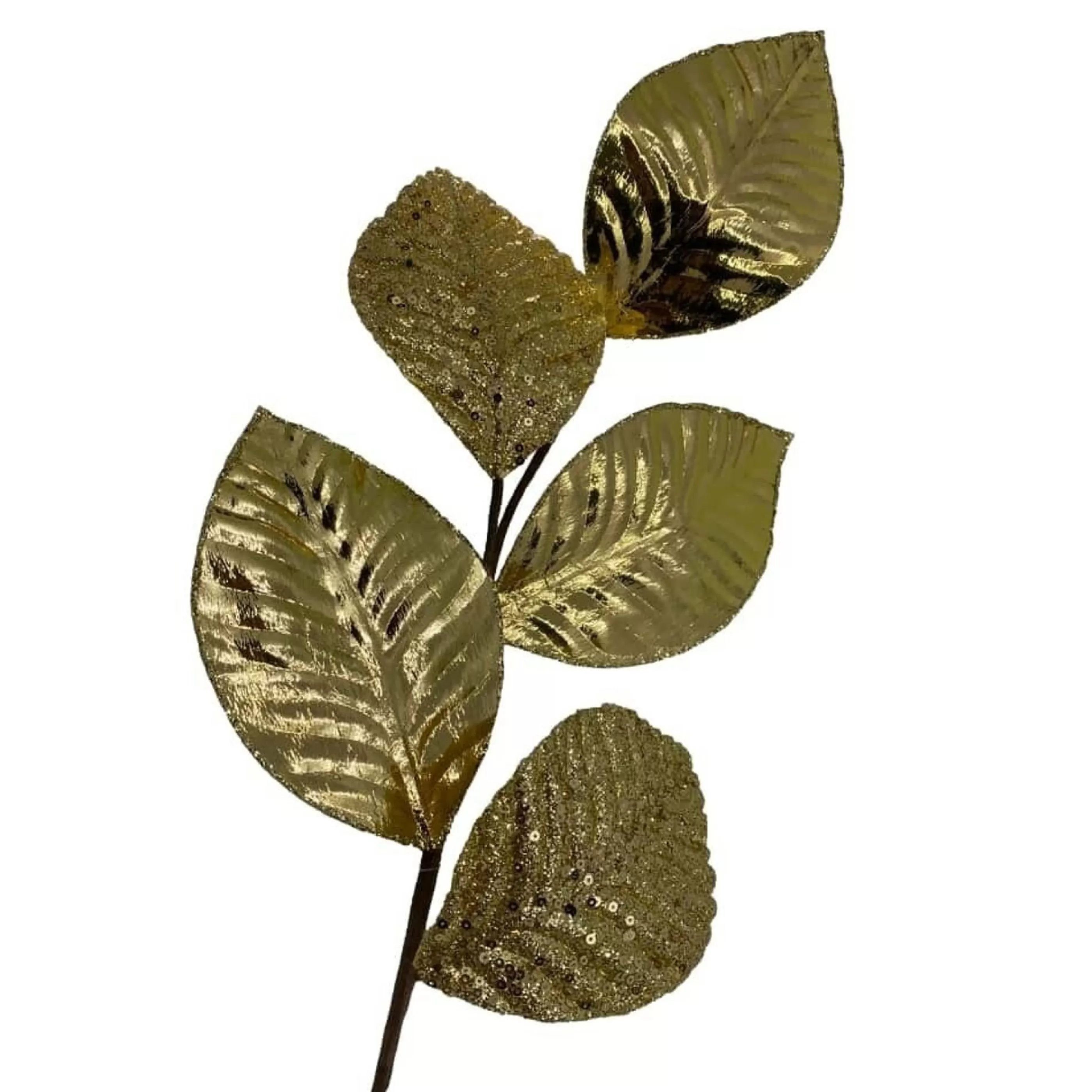 * Floristry | Gold Leaf Spray - 62Cm