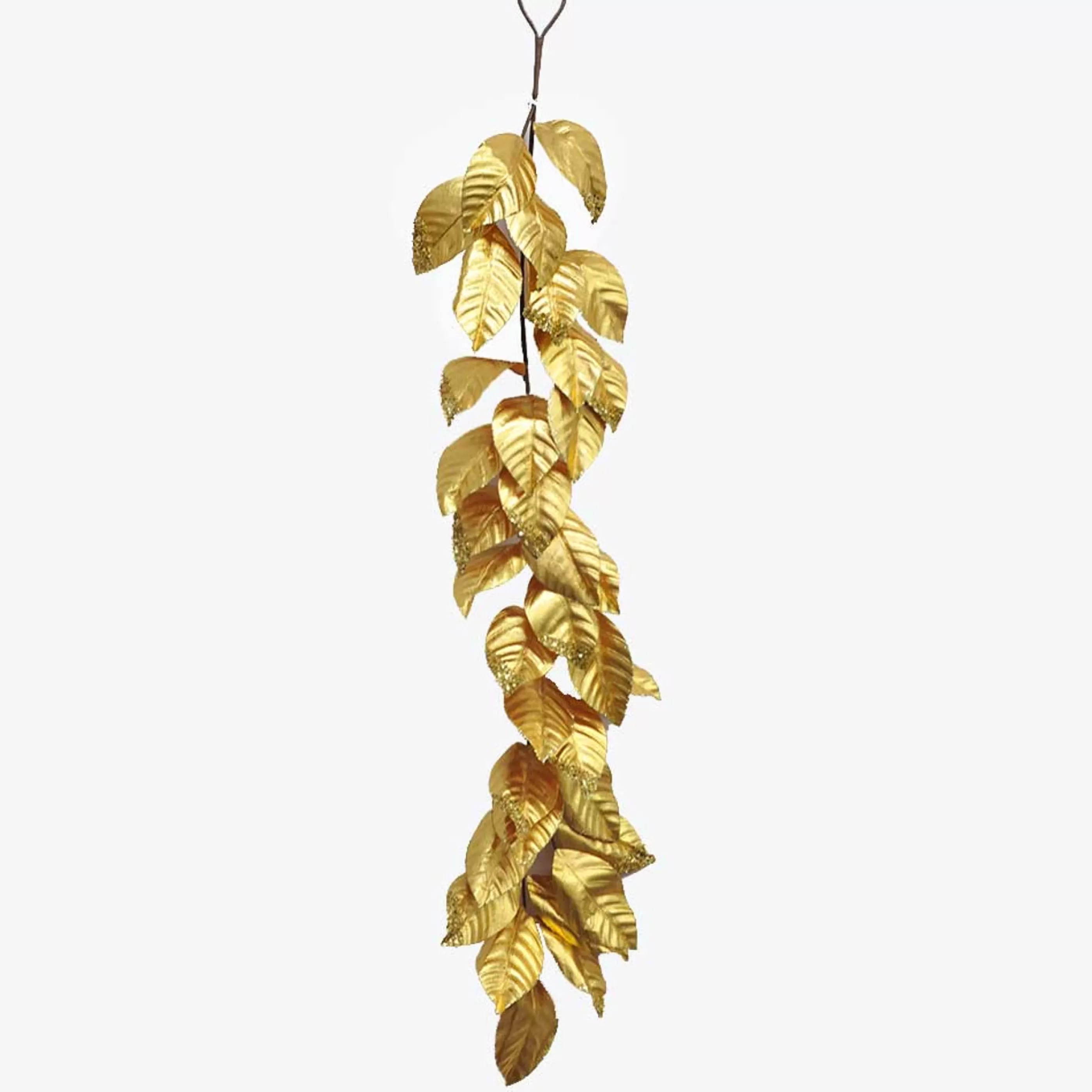 * Garlands | Gold Metallic Leaf Garland - 120Cm