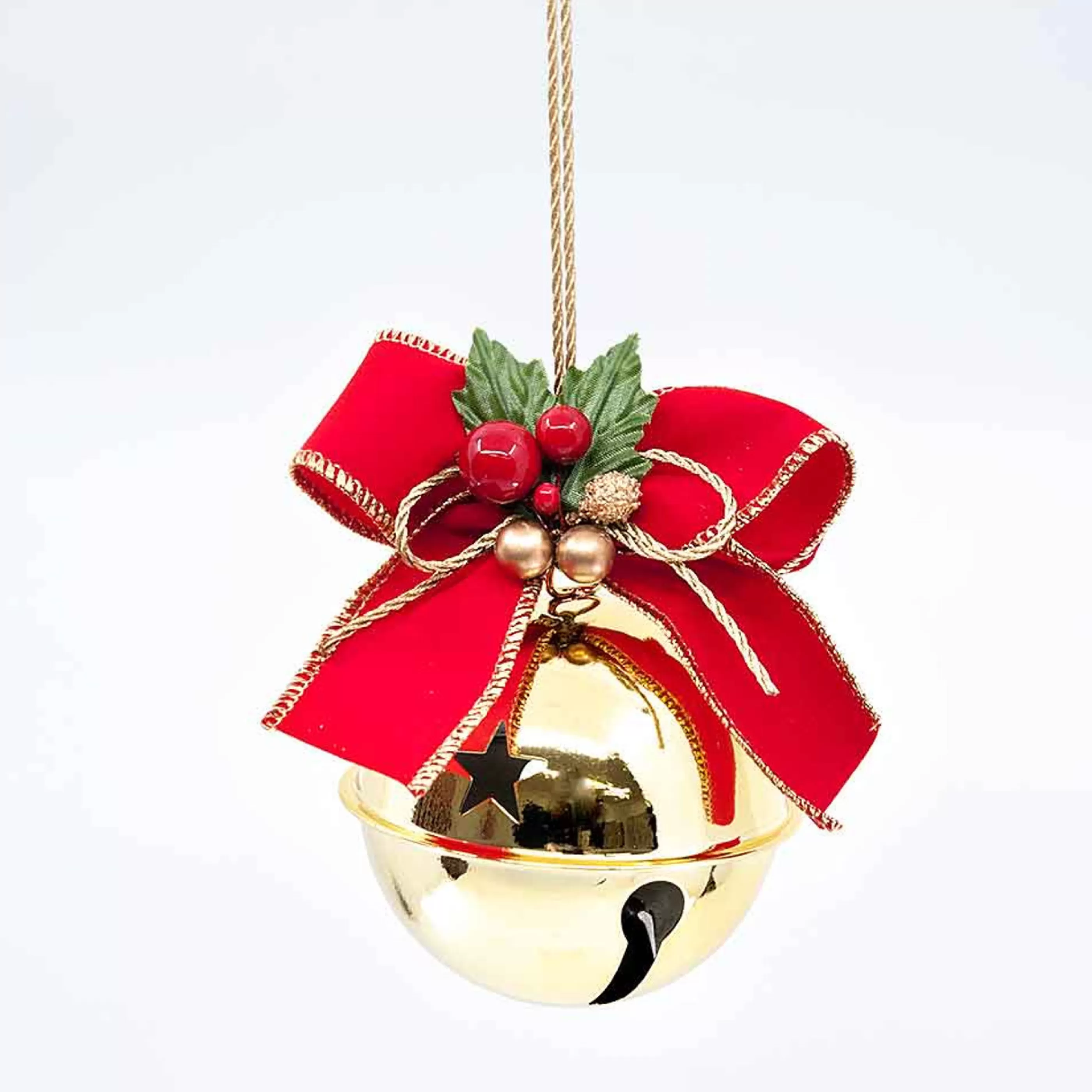 * Hanging Christmas Ornaments | Gold Nutbell Ornament - 5.5Cm