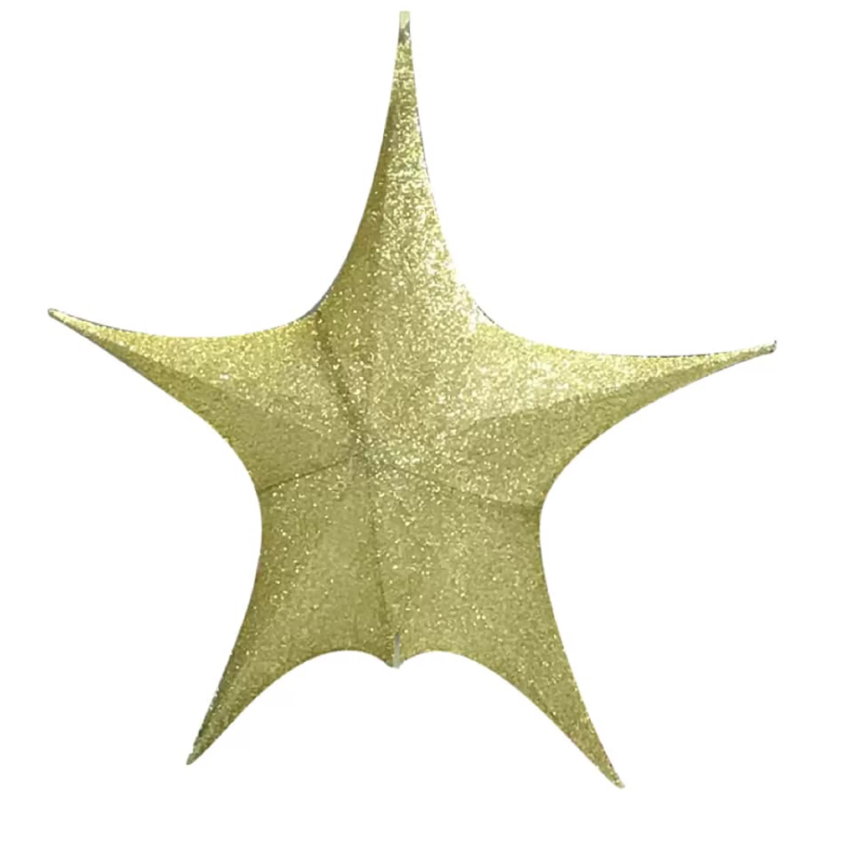 Discount * Gold Pop-Up Tinsel Star - 80Cm