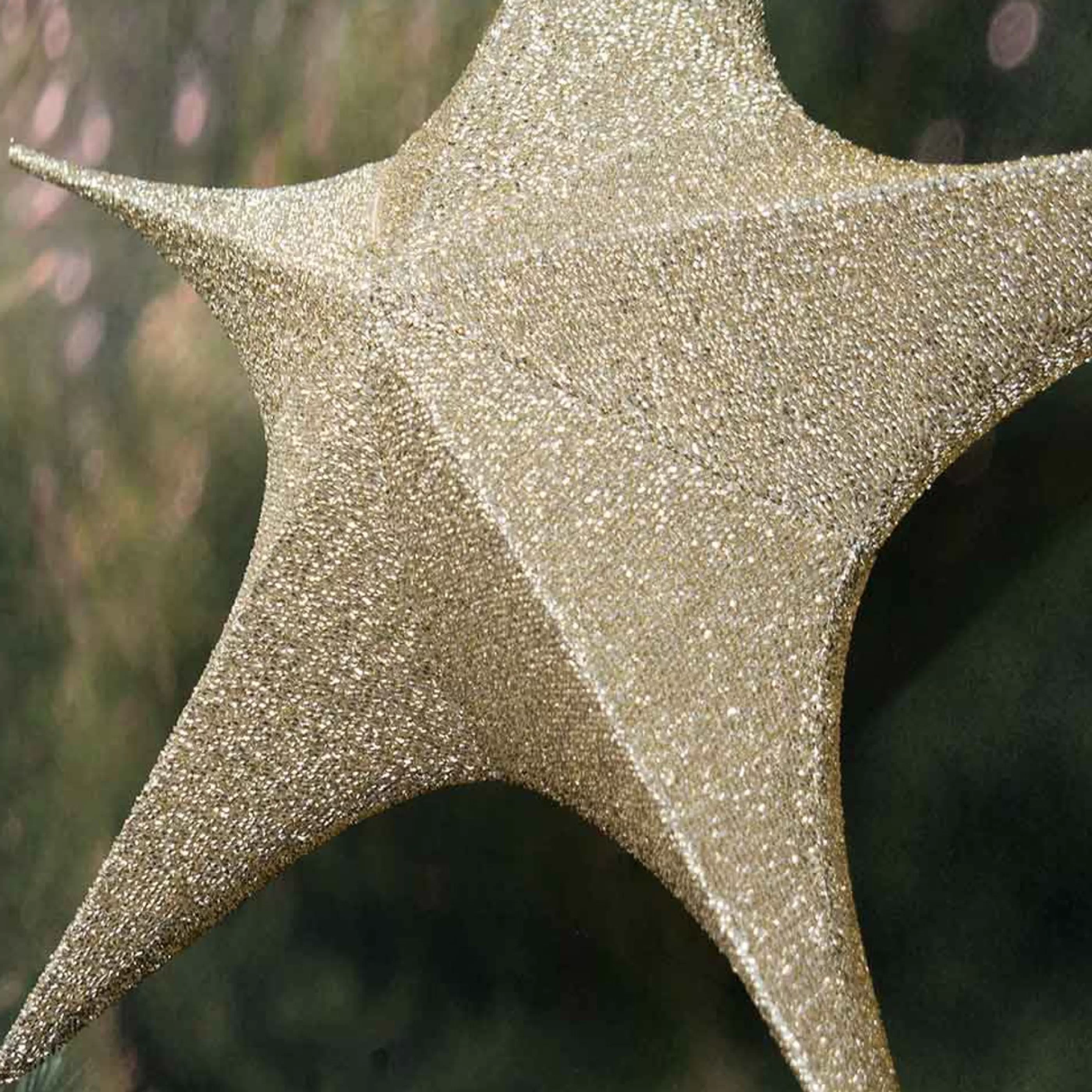 Discount * Gold Pop-Up Tinsel Star - 80Cm