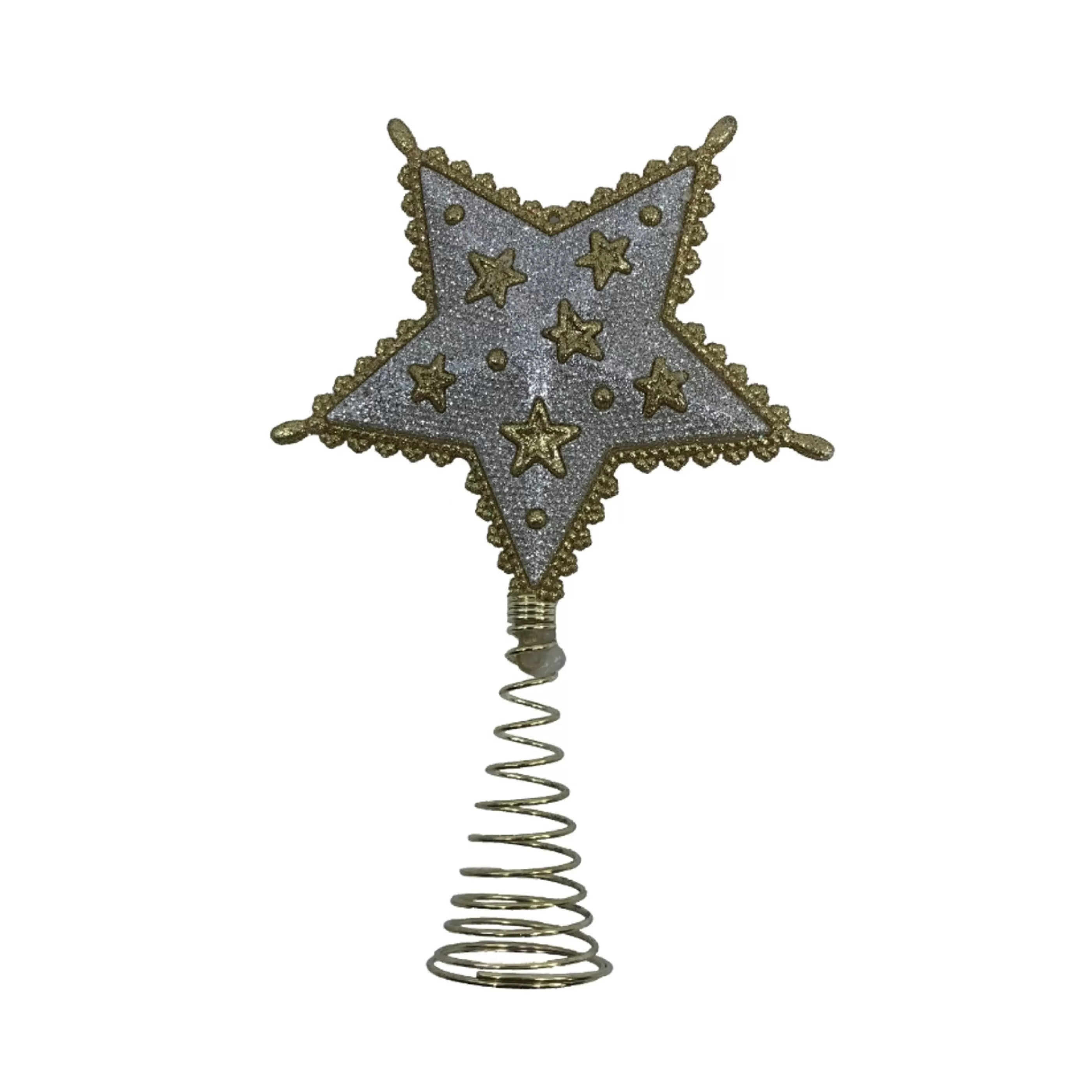 Cheap * Gold Star Tree Topper - 18Cm