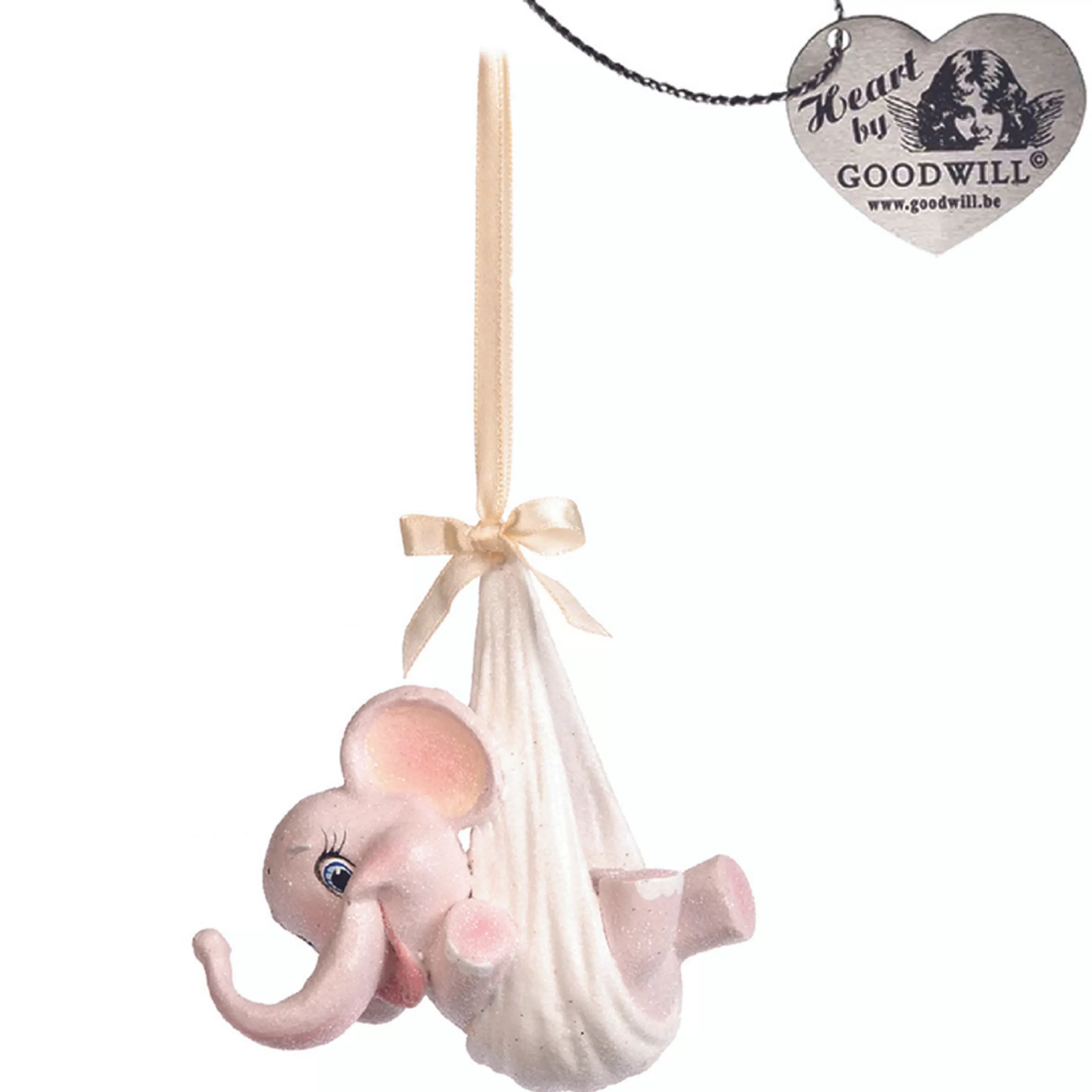 Goodwill Christmas Baby's First Christmas | Goodwill Baby Elephant In Swaddle Ornament - 7Cm