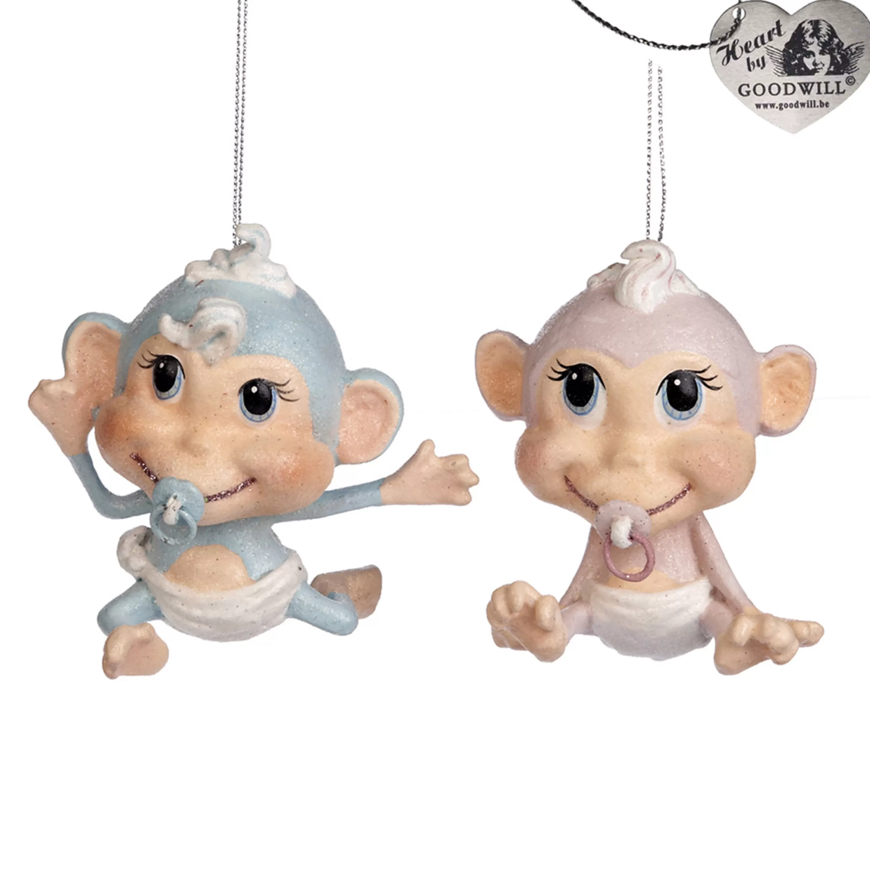 Goodwill Christmas Baby's First Christmas | Goodwill Baby Monkey Ornament - 9Cm