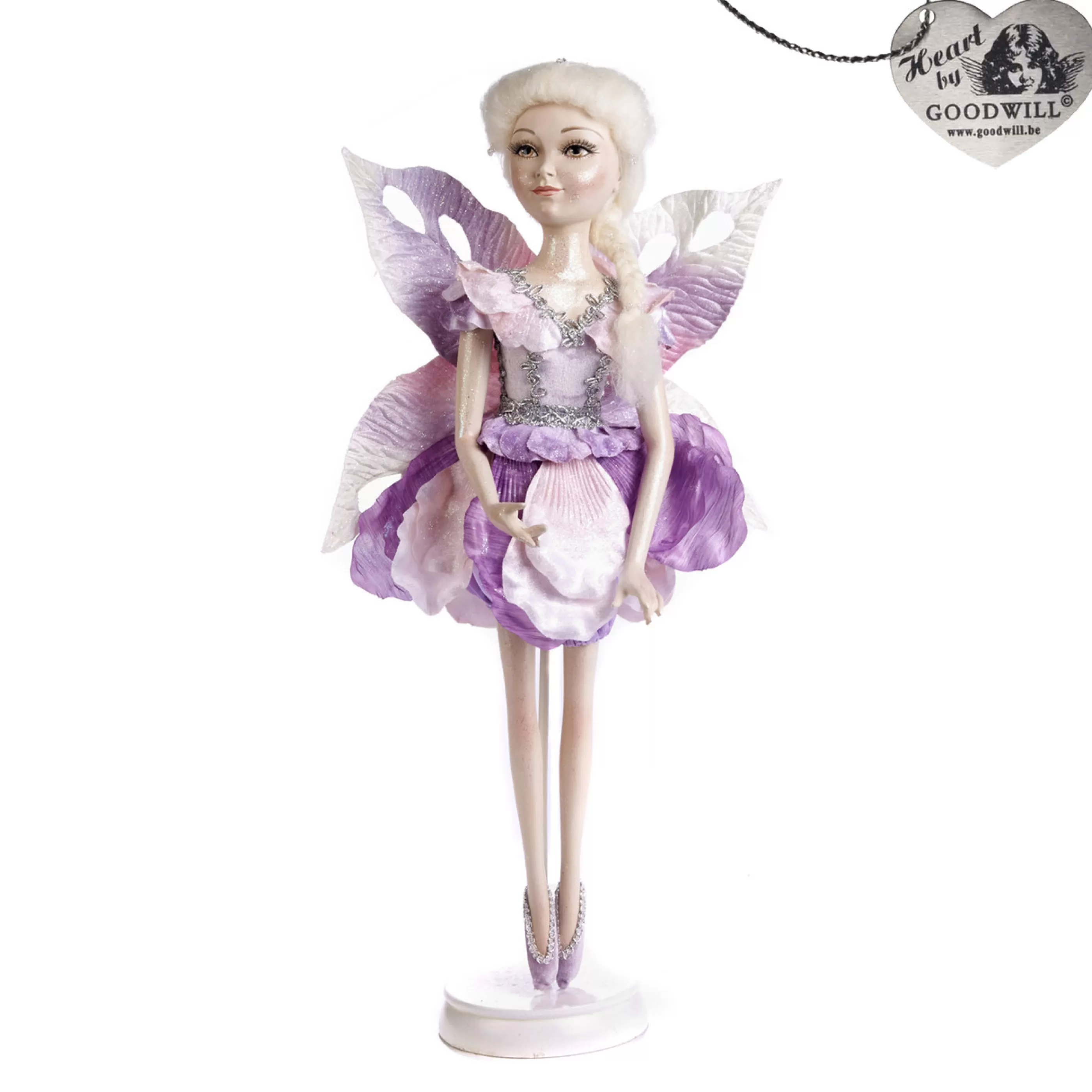 Fashion Goodwill Christmas Goodwill Purple Frozen Fairy Doll With Stand