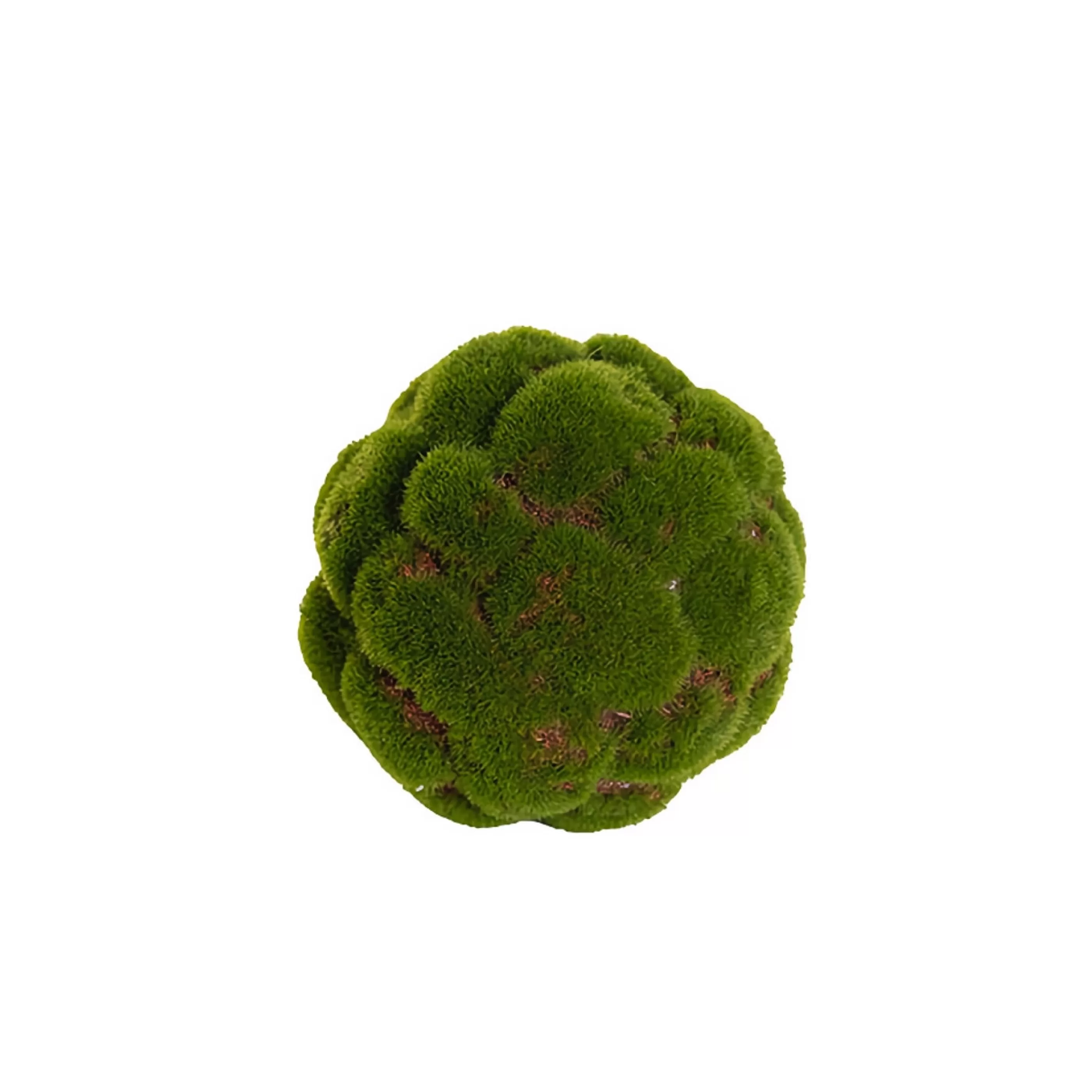 * Floristry | Green Artificial Moss Ball Decoration - 15Cm