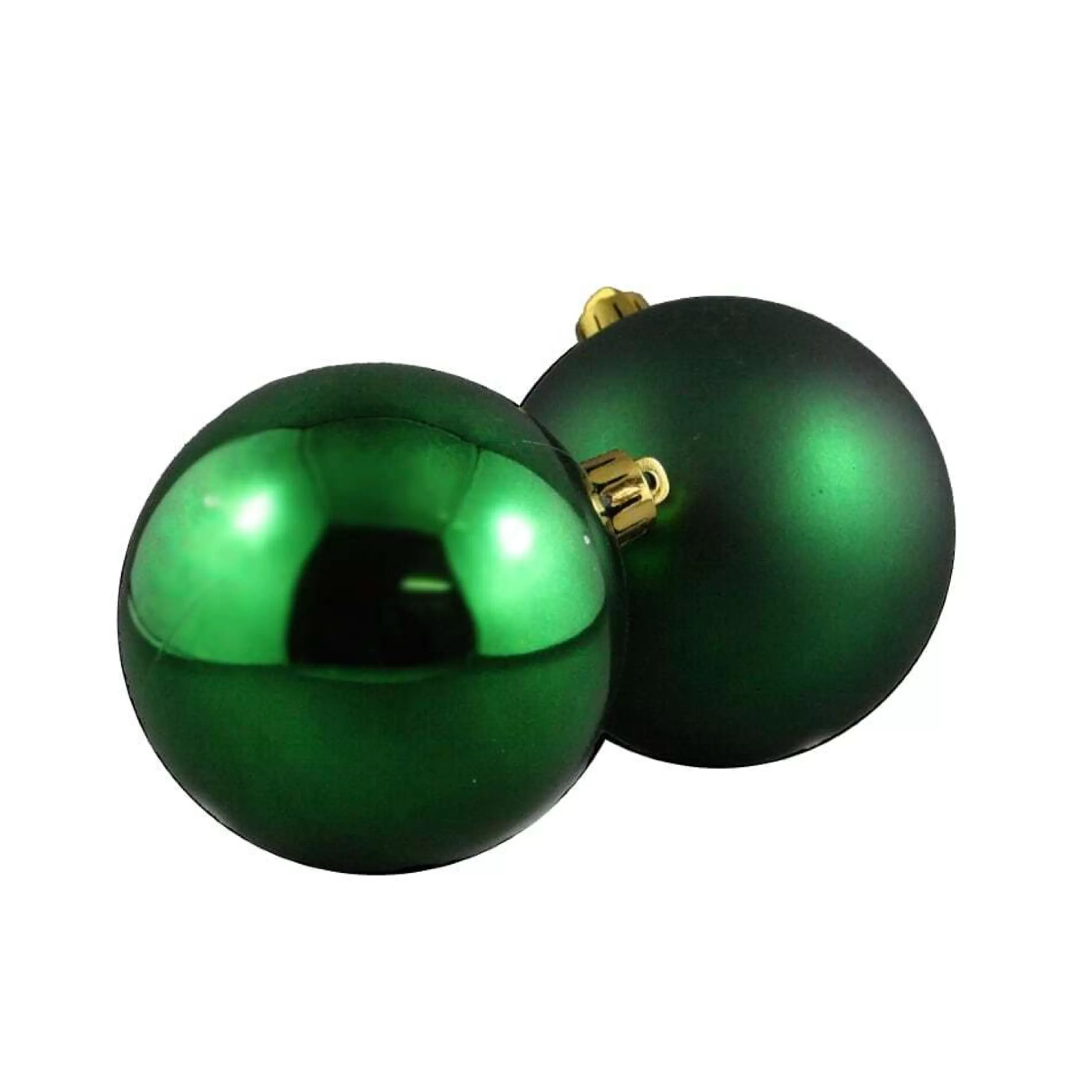 * Hanging Christmas Baubles | Green Baubles (Pack Of 12) - 80Mm