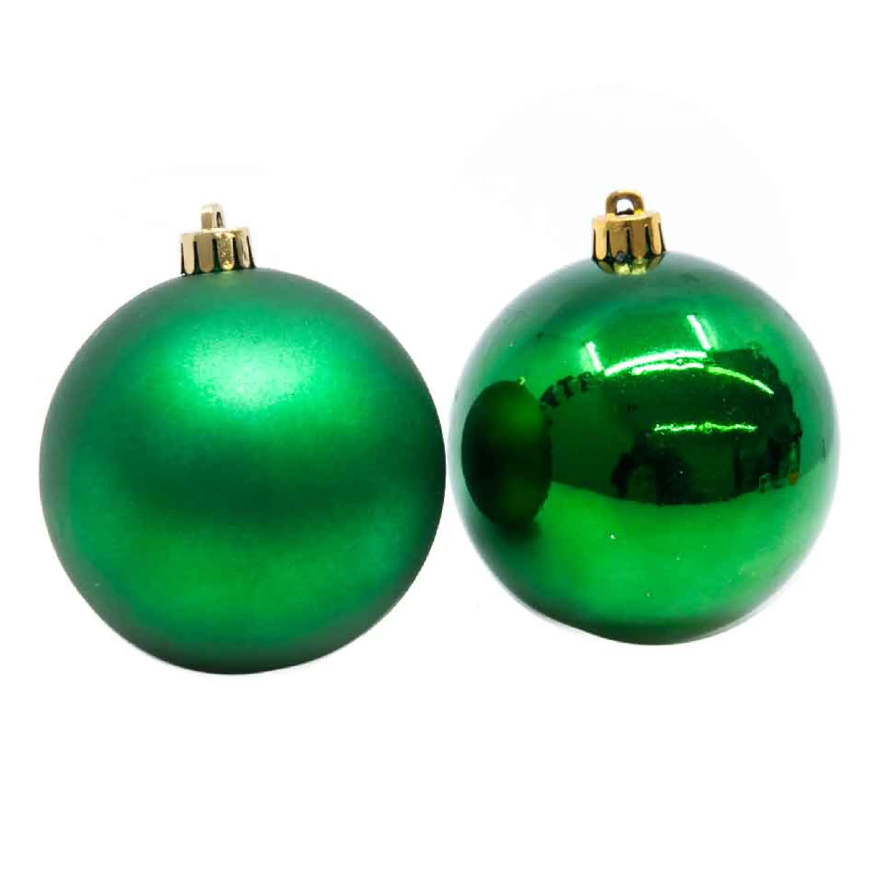 * Hanging Christmas Baubles | Green Baubles (Pack Of 12) - 80Mm