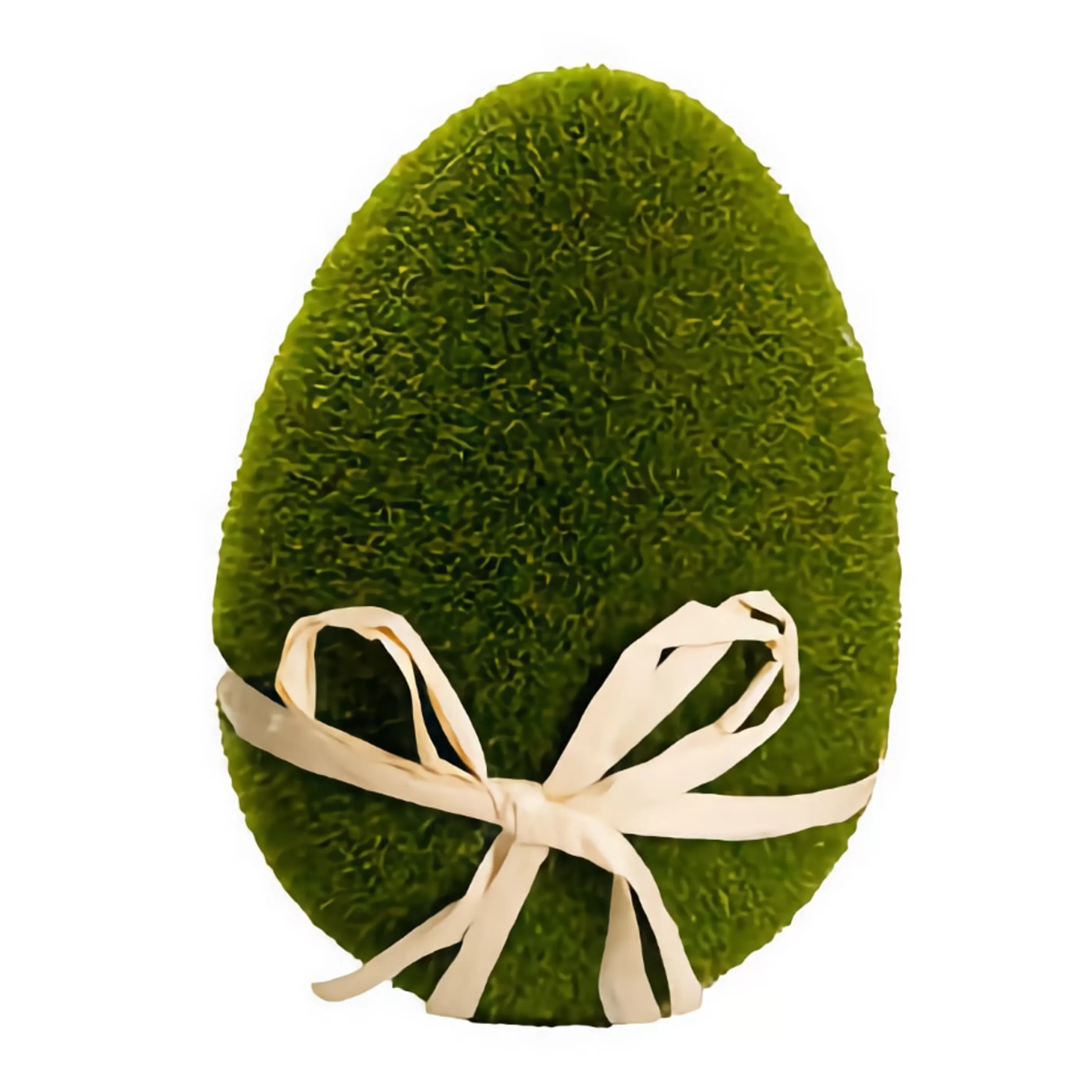 Best Sale Easter Town Green Flocked Moss Easter Egg - 15Cm