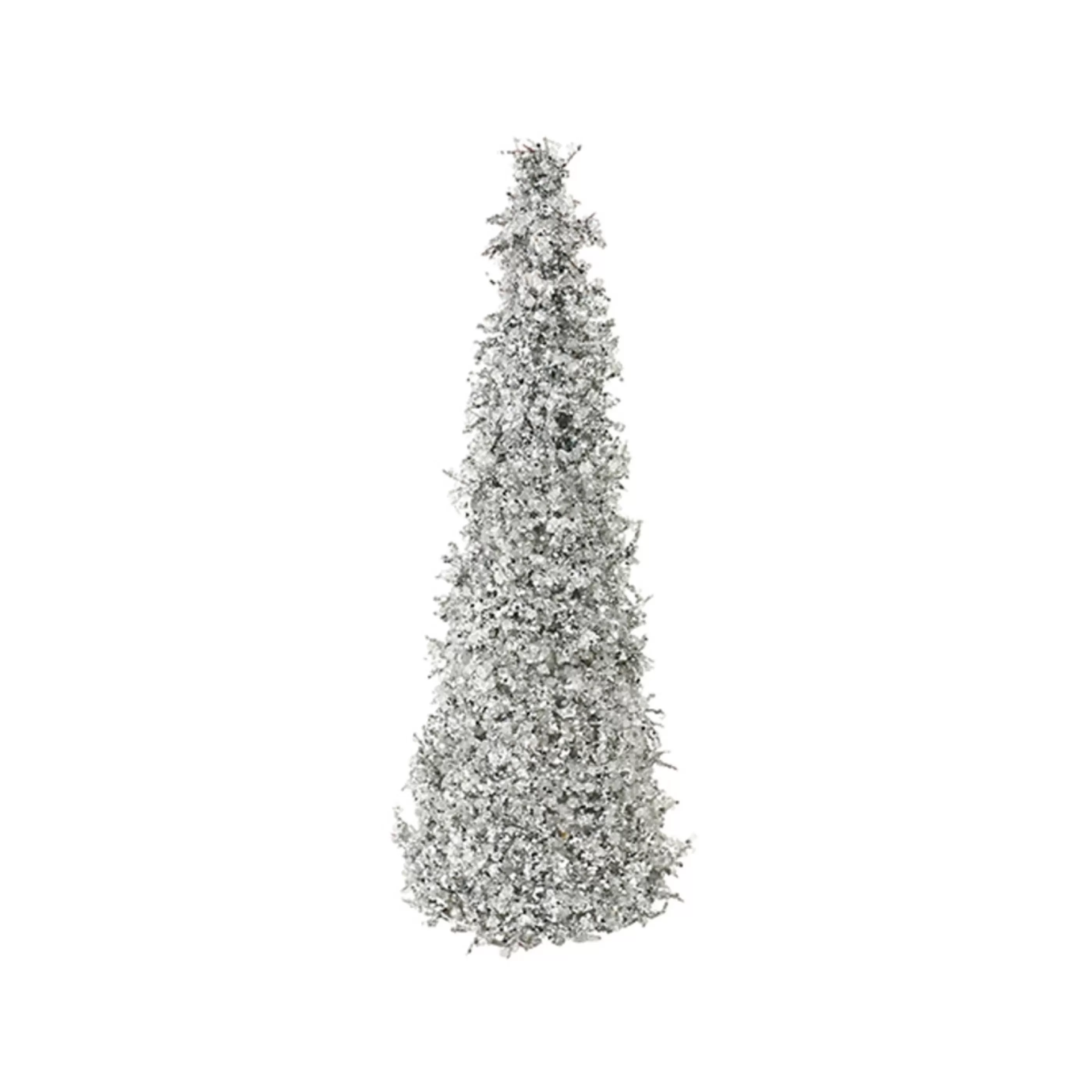 Best Sale * Green Ice Silver Cone Tree - 46Cm