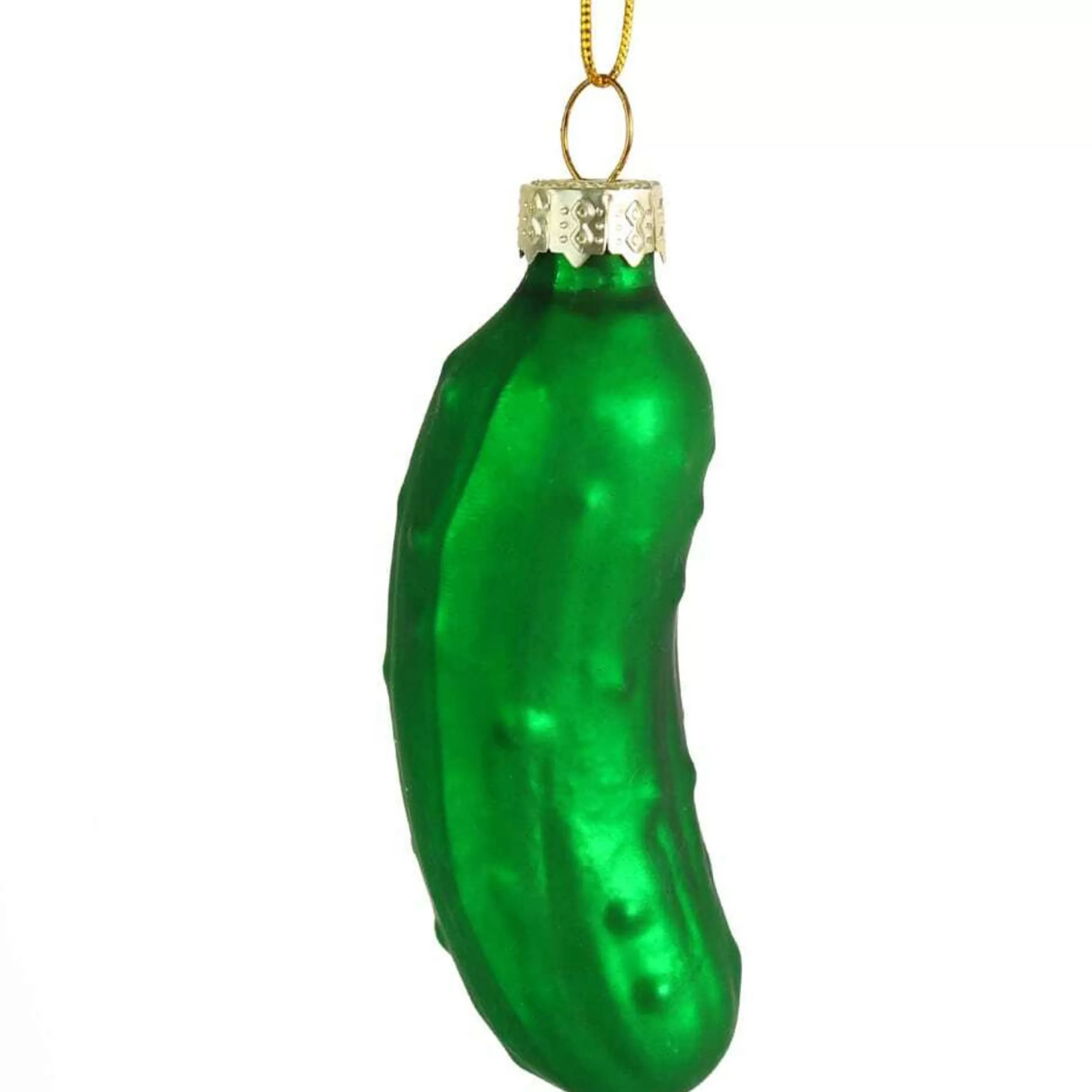 Old World Christmas Glass Glass Ornaments | Green Pickle Glass Ornament - 8.5Cm