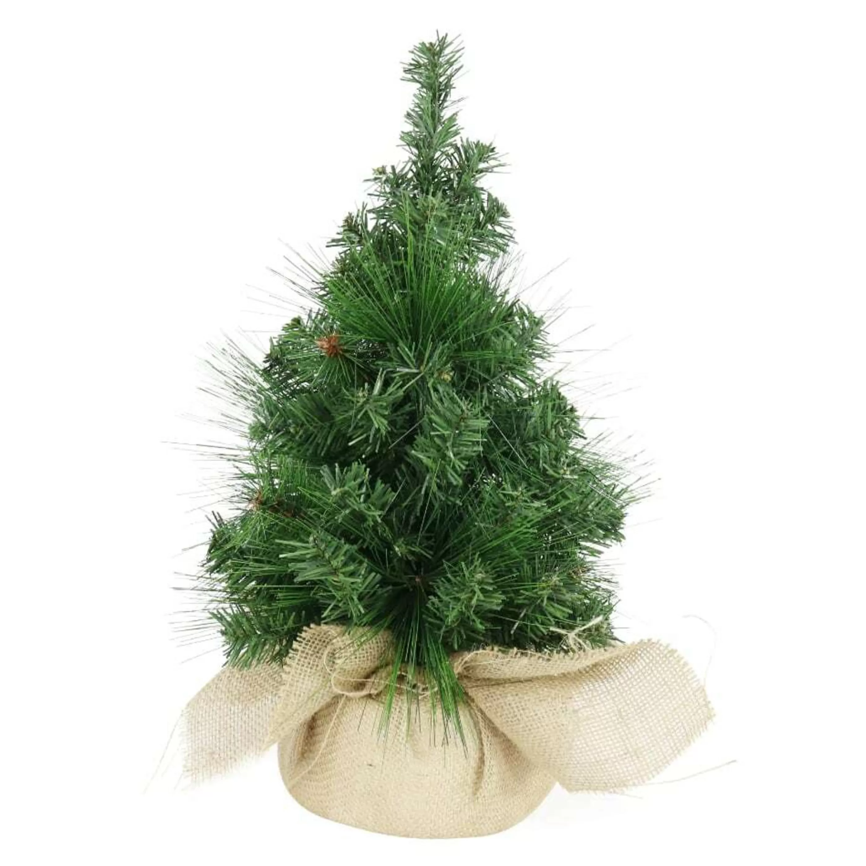 Outlet * Green Spruce Pine Needle Tree With Jute Base - 45Cm