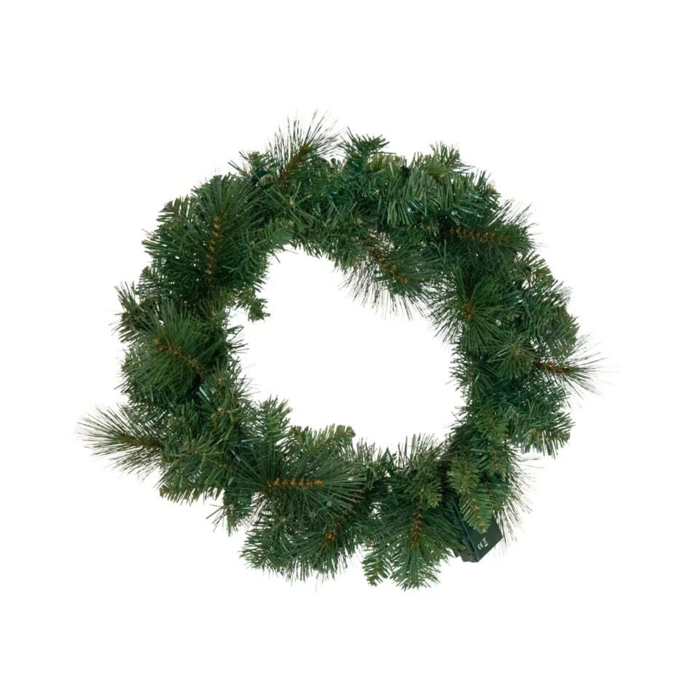 * Wreaths | Green Vermont Prelit Wreath - 46Cm