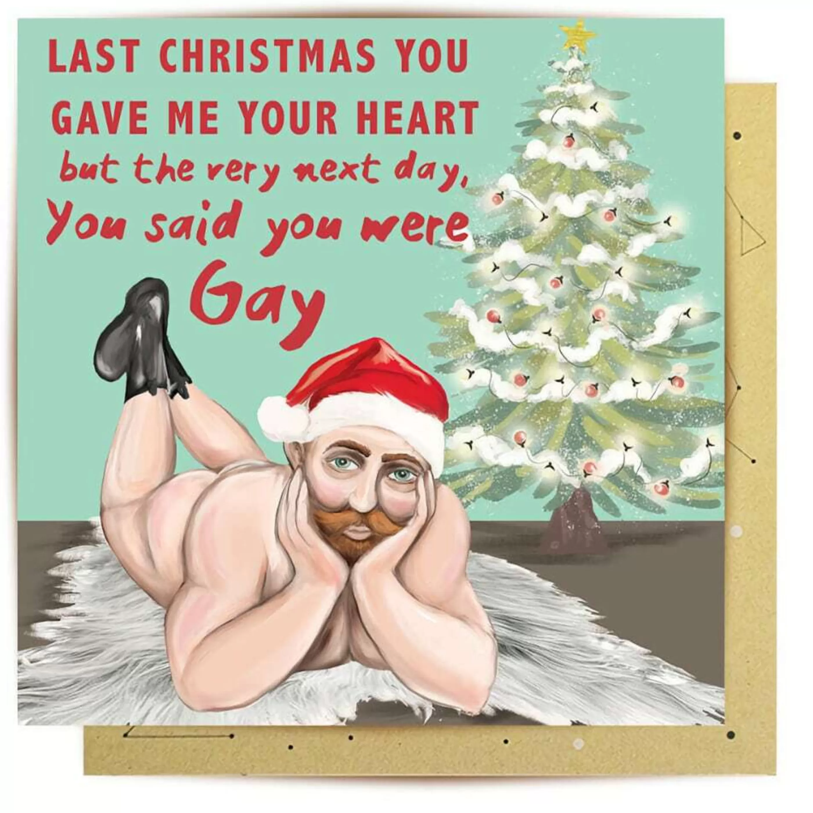 Best La La Land Greeting Card Gay Christmas - 14Cm