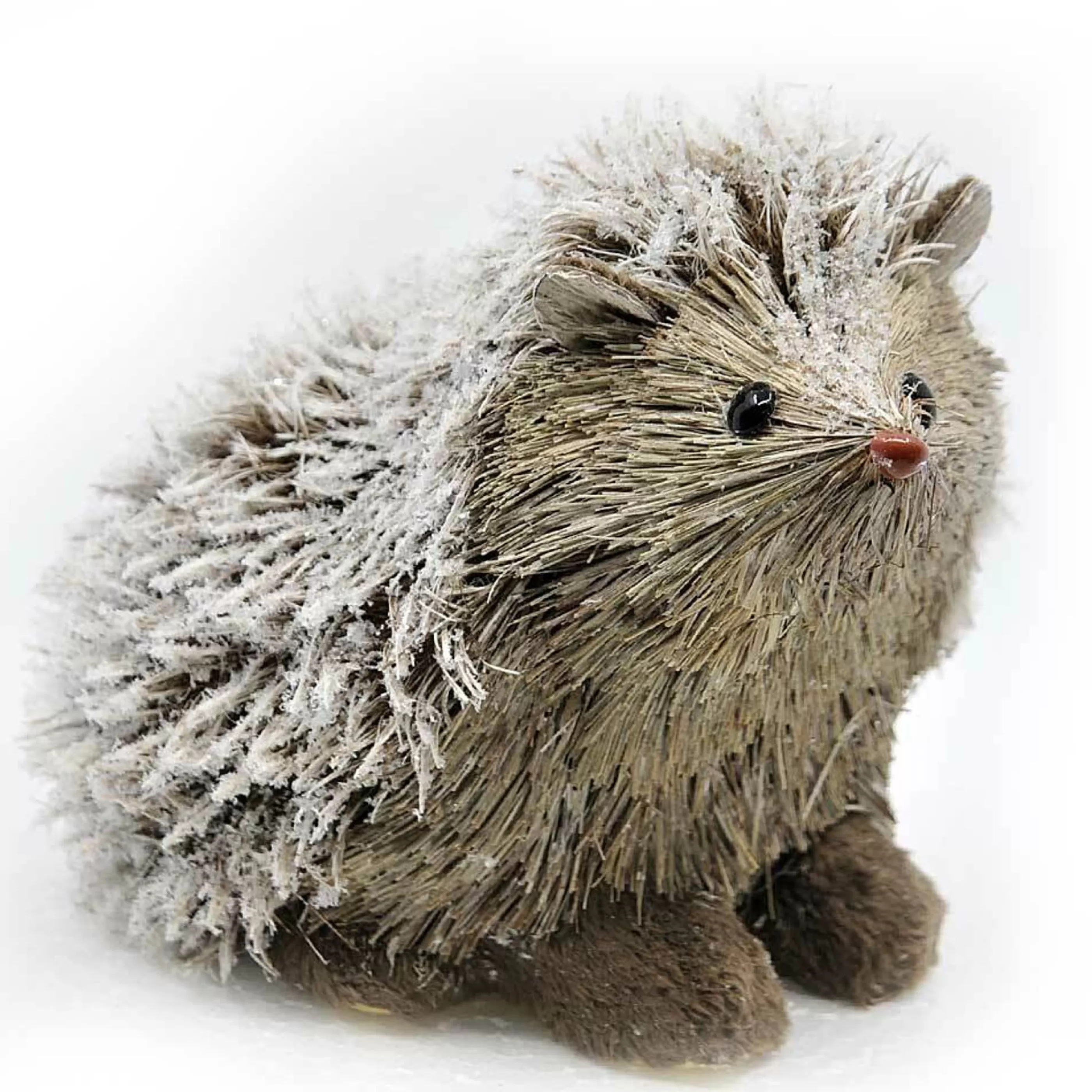 * Table Top Decorations | Grey Textured Woodland Hedgehog - 14Cm