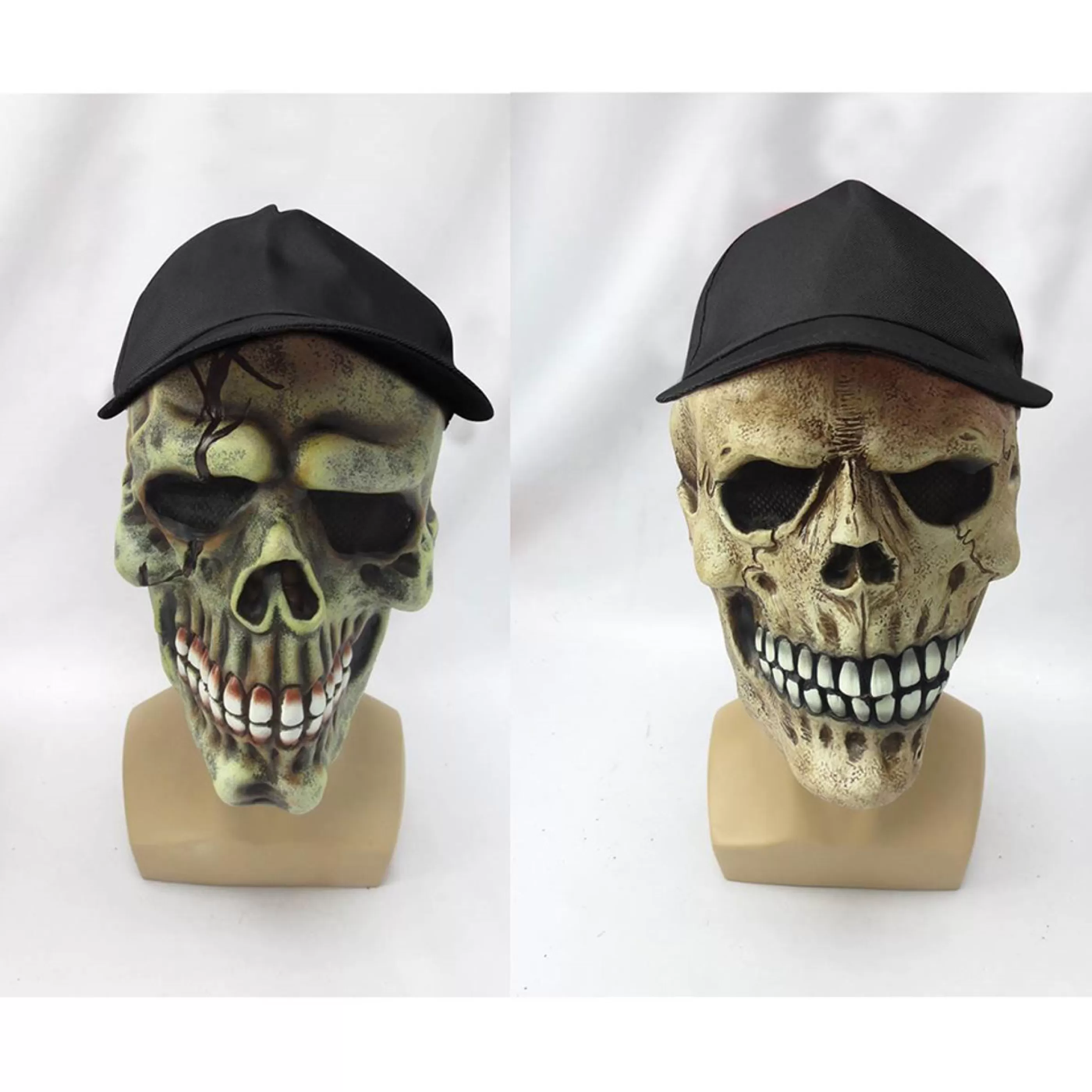 New Witches of Halloween Halloween Latex Mask With Cap (2 Designs)