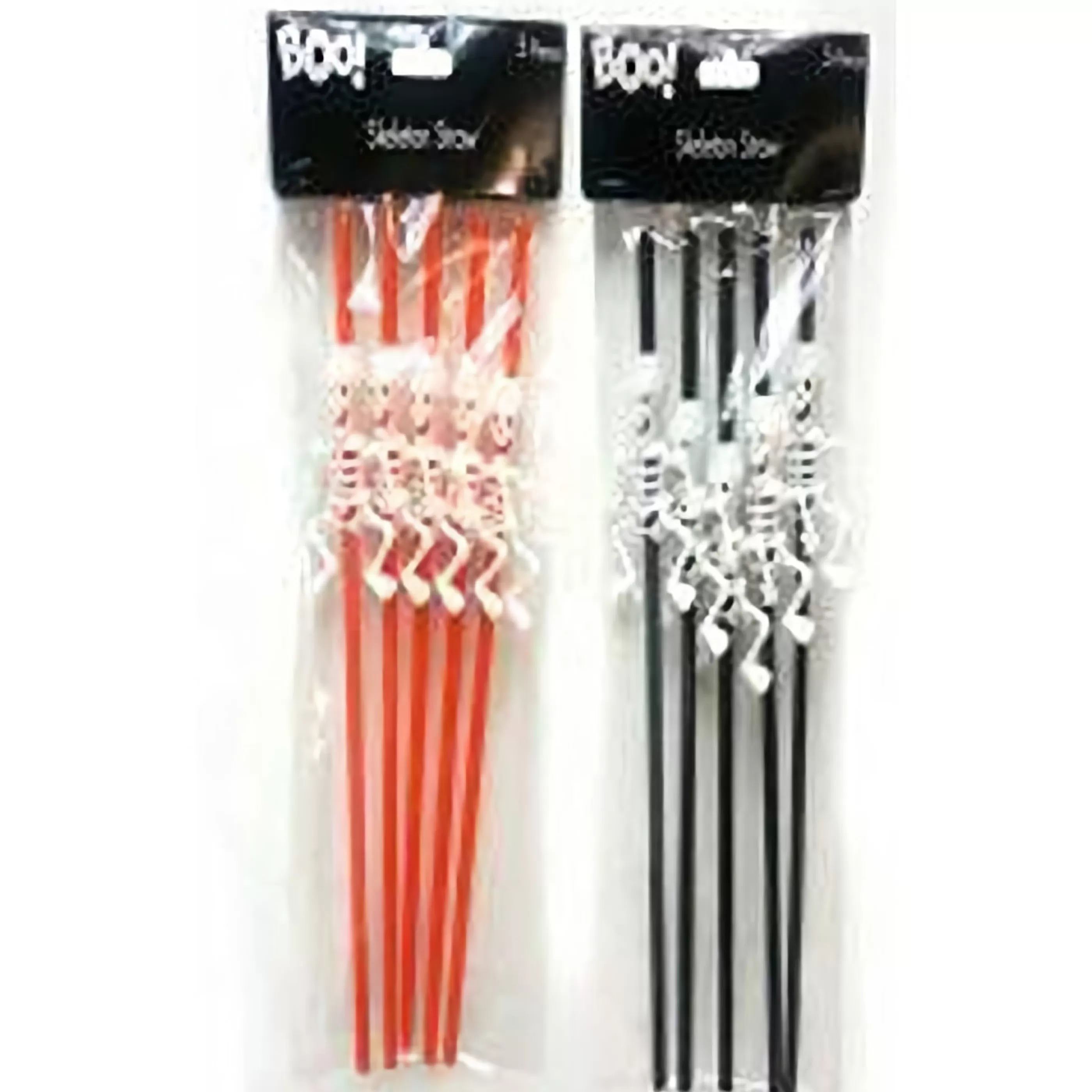 Discount Witches of Halloween Halloween Party Skeleton Straws 5Pk (2 Colours)