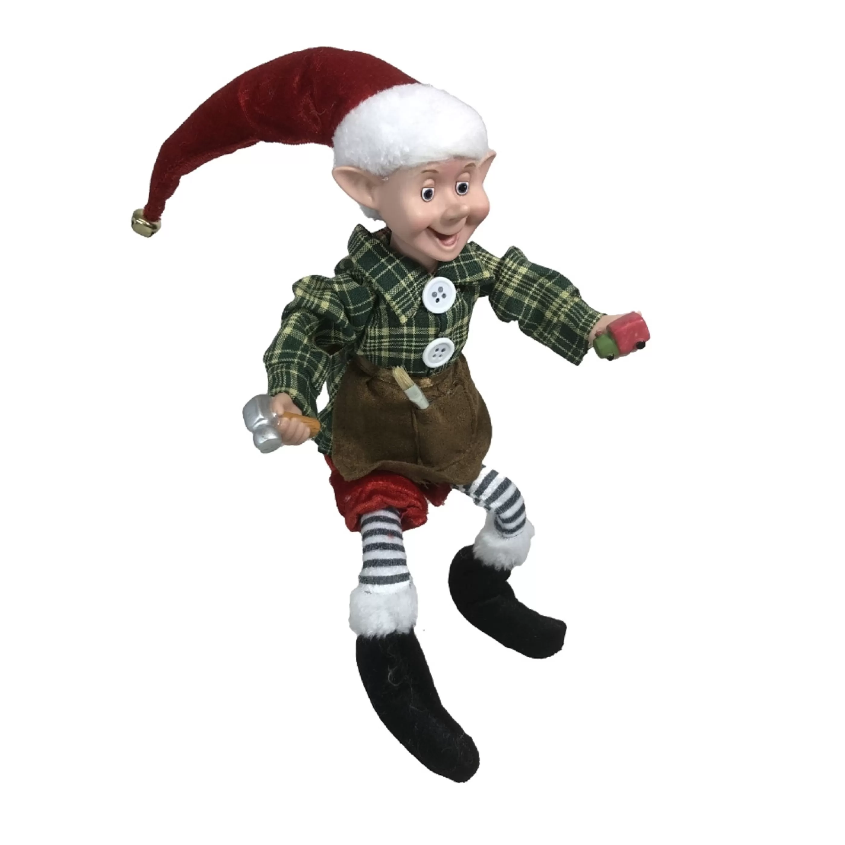 Discount * Handy Christmas Elf With Tool Belt - 30Cm