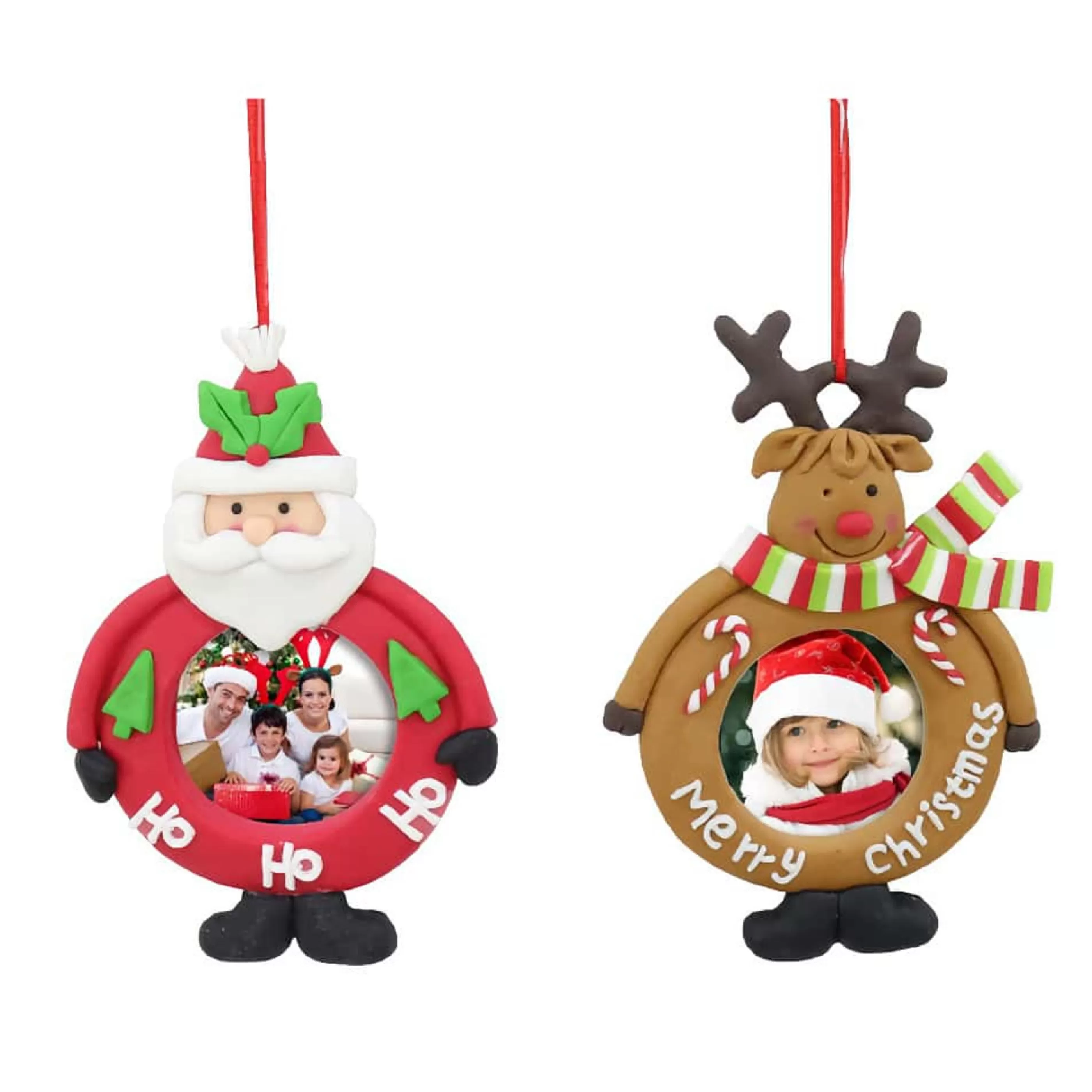 * Table Top Decorations | Hanging Photo Ornament (2 Styles) - 14Cm