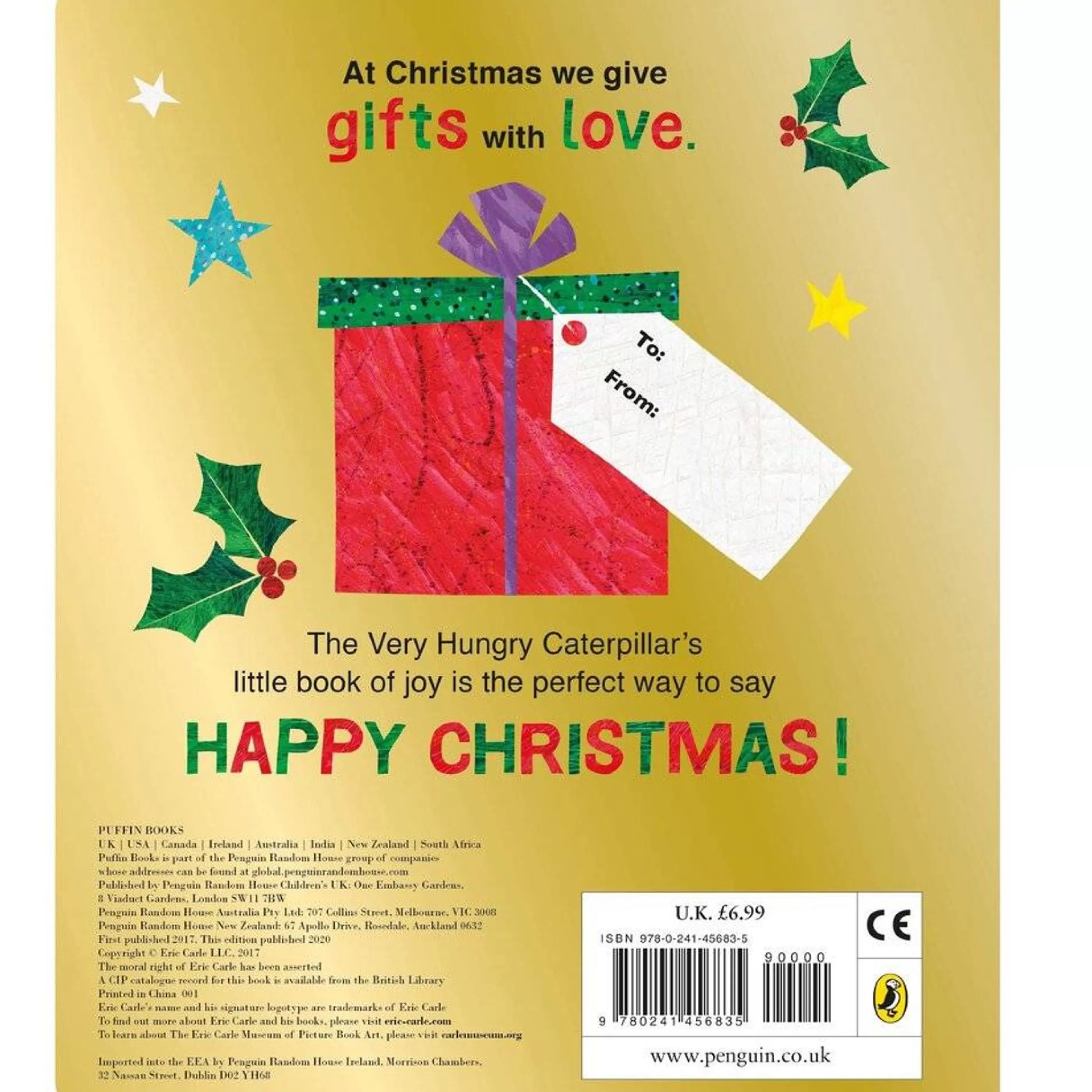 Clearance * Happy Christmas From The Very Hungry Caterpillar - 21.5Cm