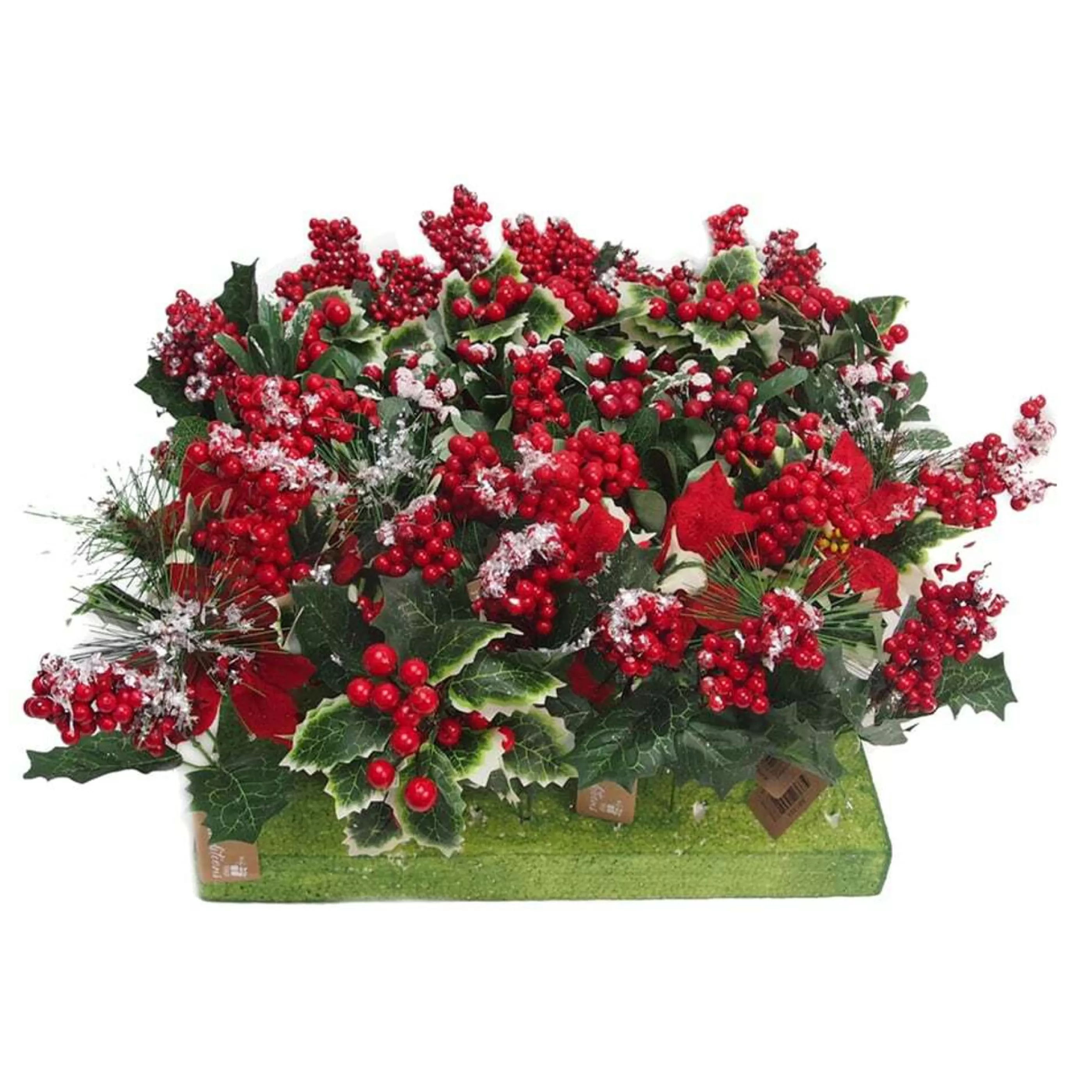 * Floristry | Holly Berries Picks - 21Cm