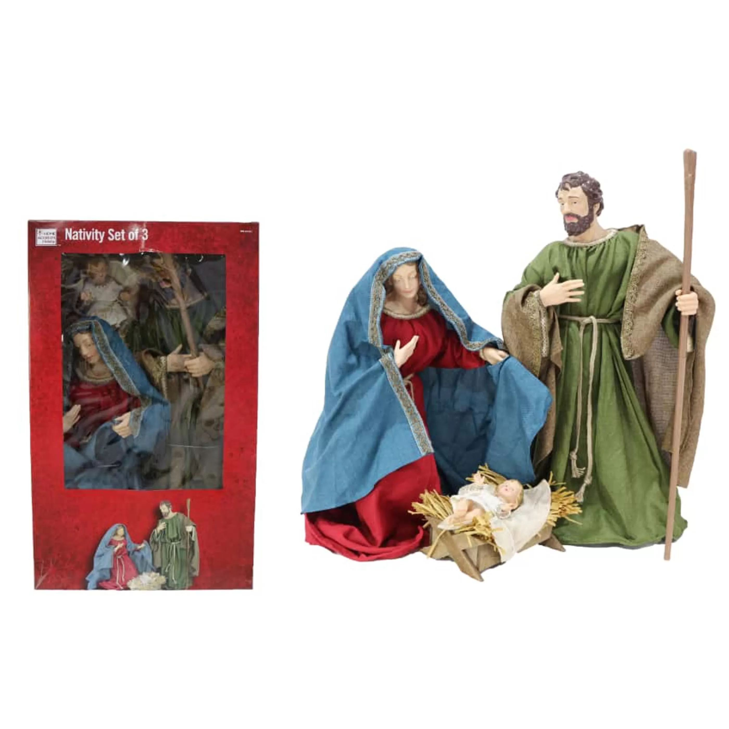 Store * Holy Family Nativity (Set Of 3) - 90Cm