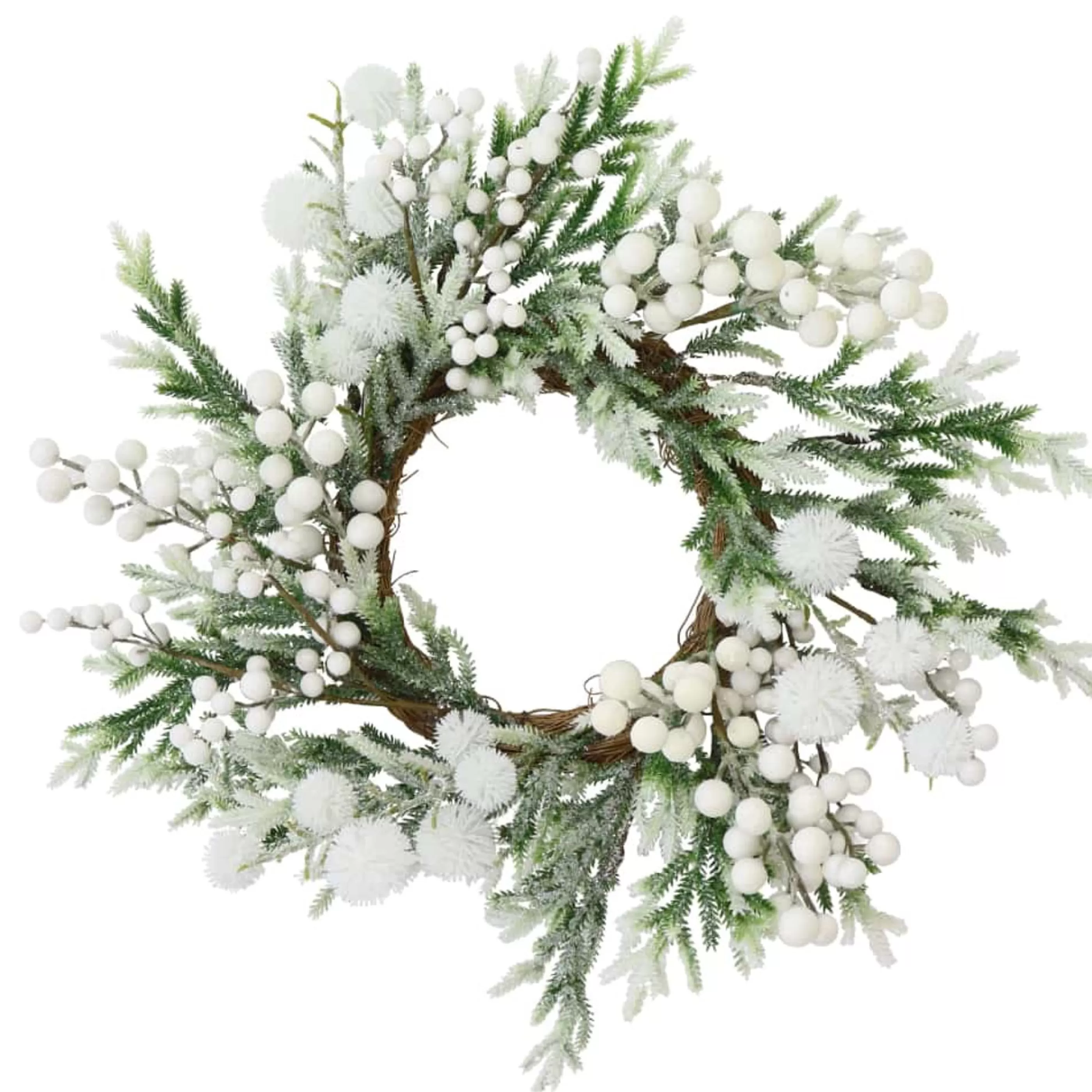 * Wreaths | Iced Berry Wreath - 45Cm