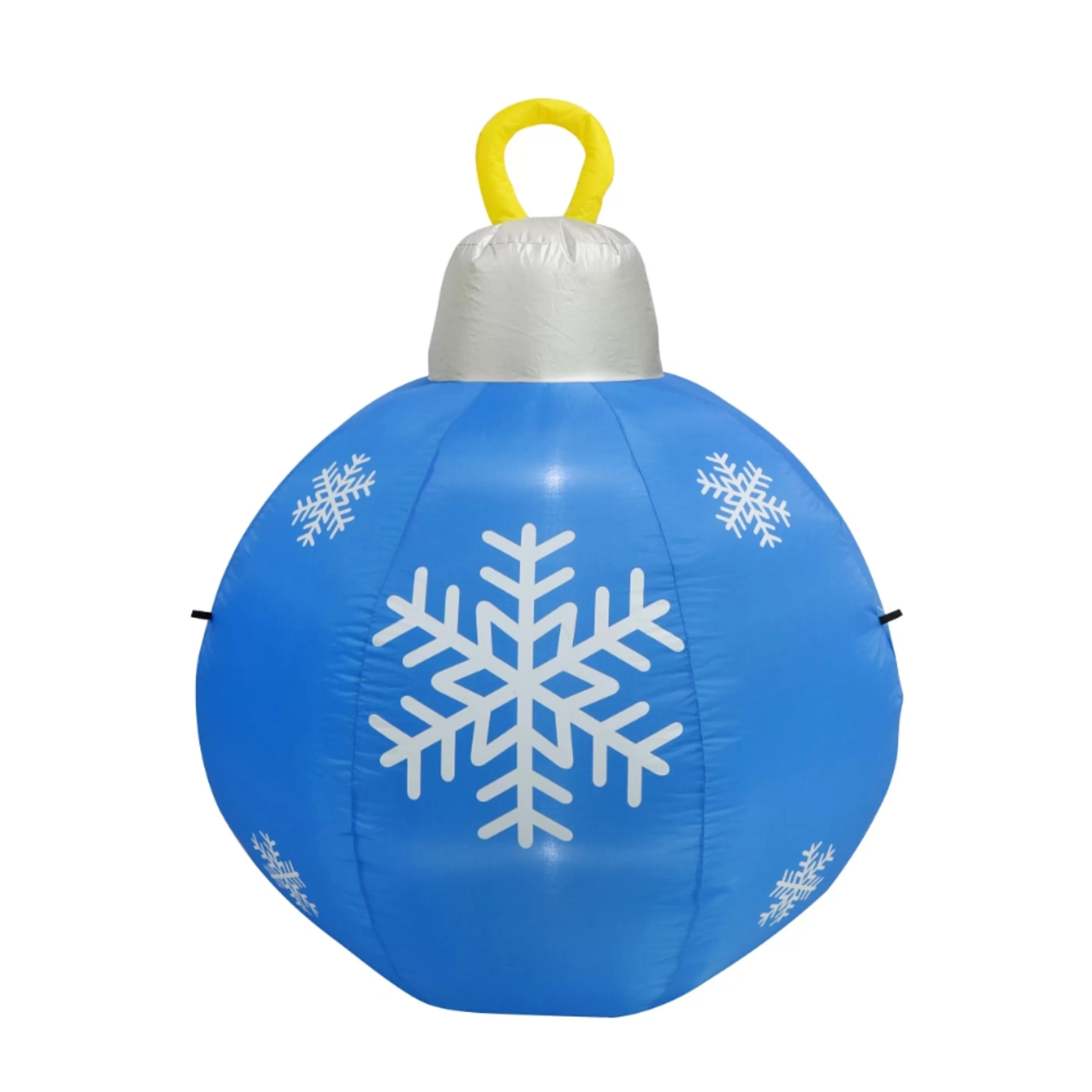 Store * Inflatable Blue Bauble With Snowflake (Air Powered) - 1.2M