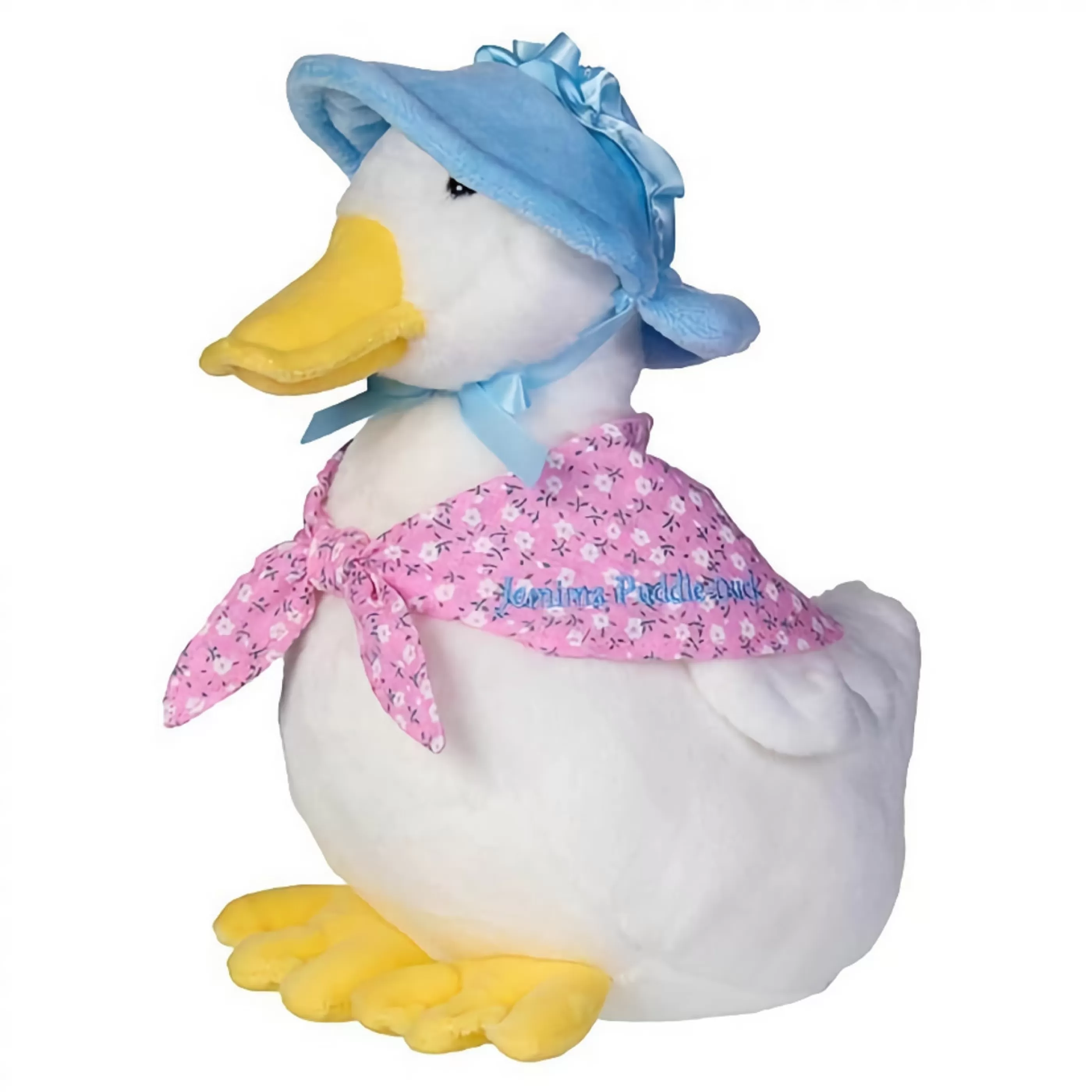 Beatrix Potter - Peter Rabbit Baby's First Christmas | Jemima Puddle Duck Plush With Pink Bow Cape - 25Cm