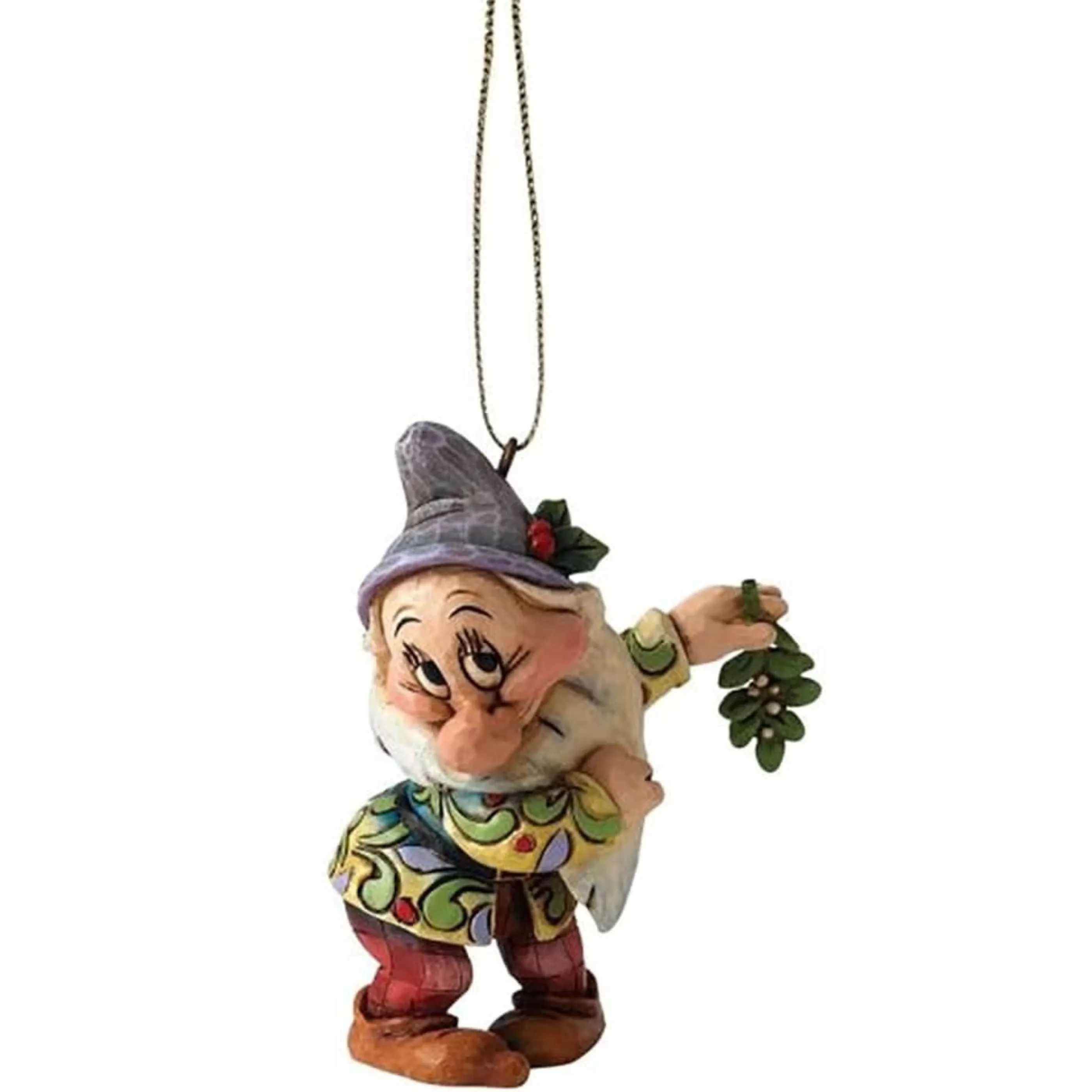 Jim Shore Table Top Decorations | "Bashful" Dwarf Ornament - 7Cm