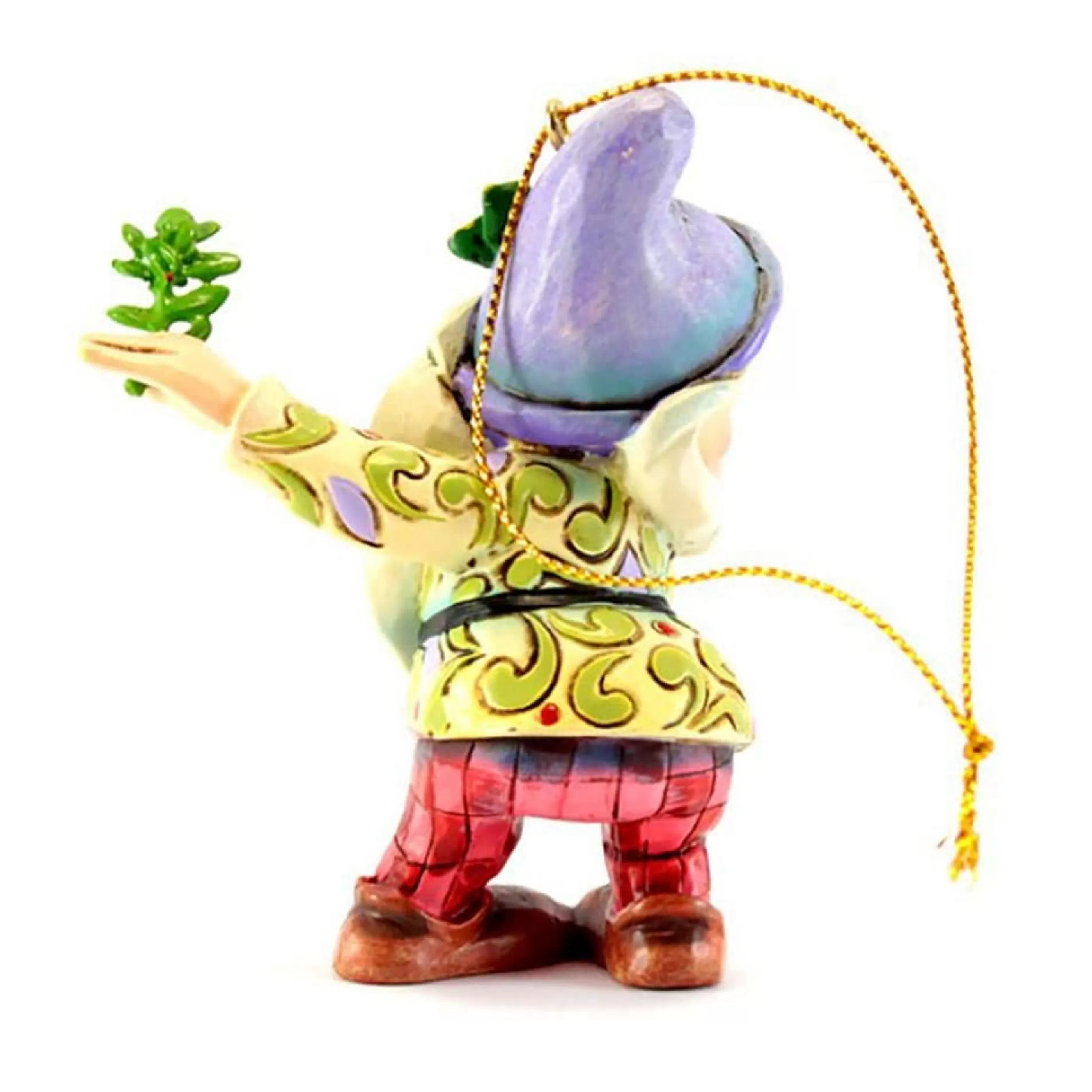 Jim Shore Table Top Decorations | "Bashful" Dwarf Ornament - 7Cm