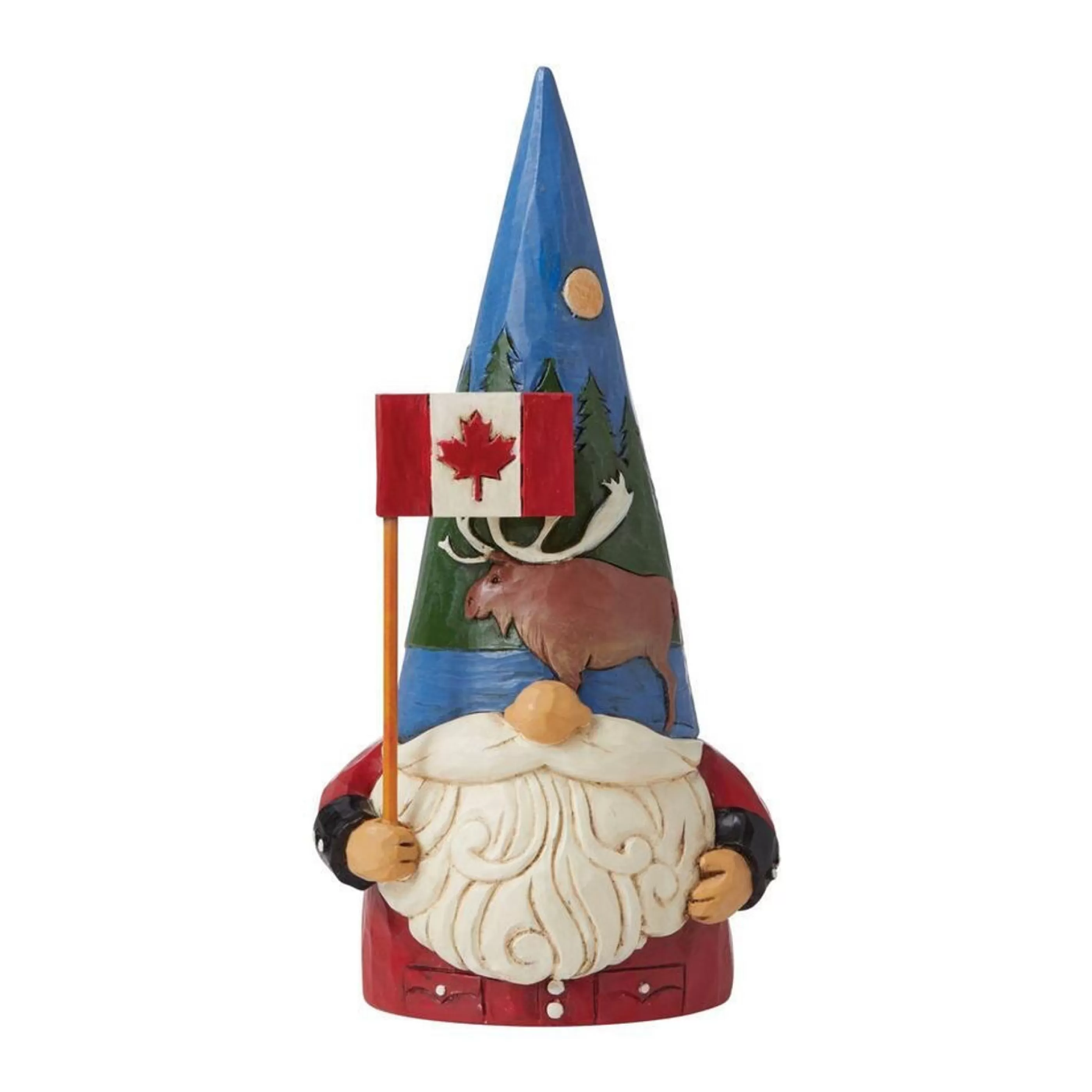 Jim Shore Table Top Decorations | Canadian Christmas Gnome - 14Cm